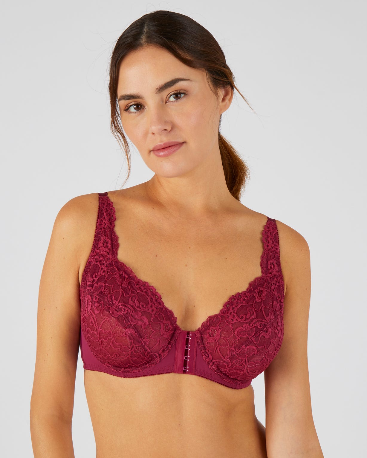 Soutien-gorge dentelle avec armatures, ouvert devant DIANA de Damart