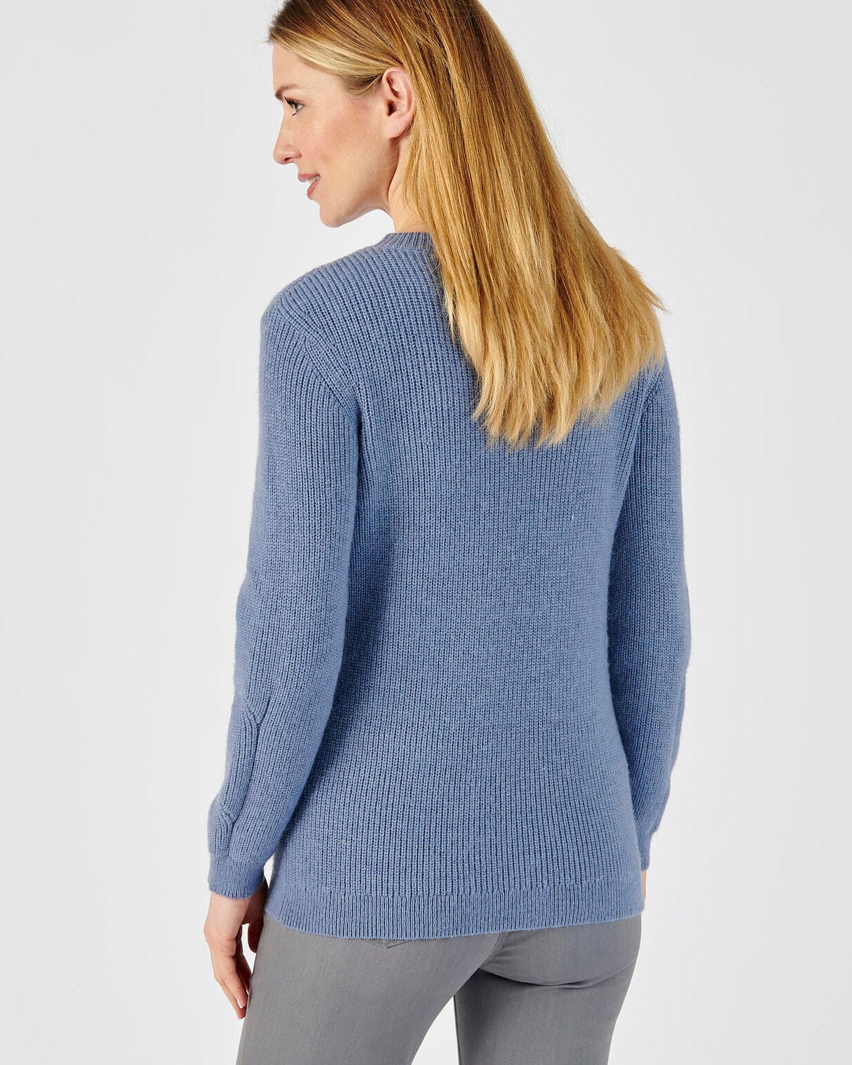 Pull col rond mélange alpaga