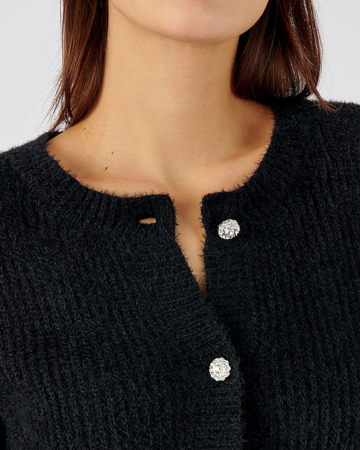 Cardigan maille perlée