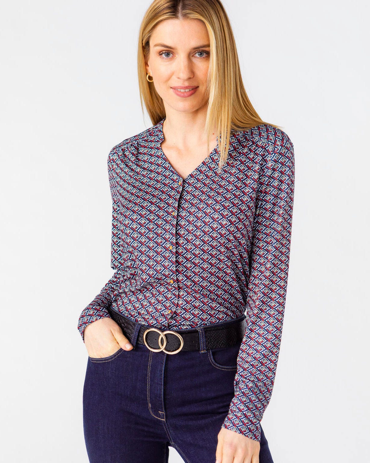 Tee-shirt maille chaude graphique