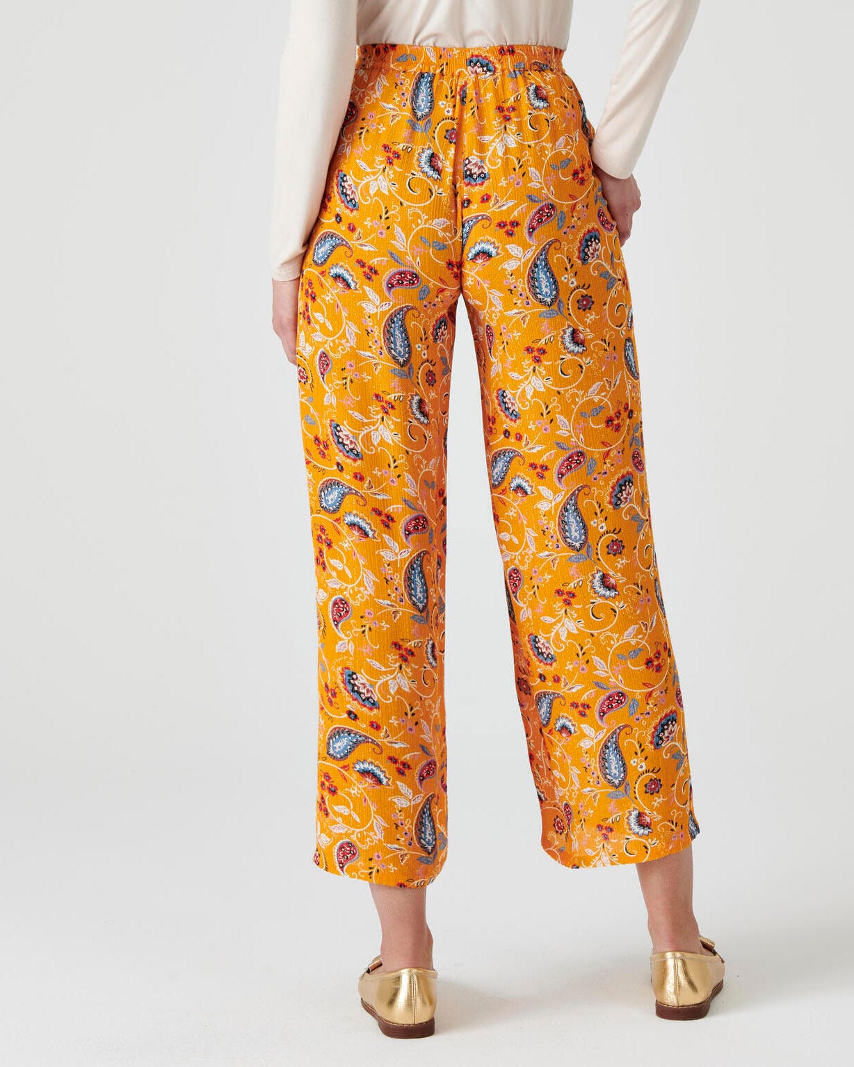 Pantalon 7/8ème large imprimé