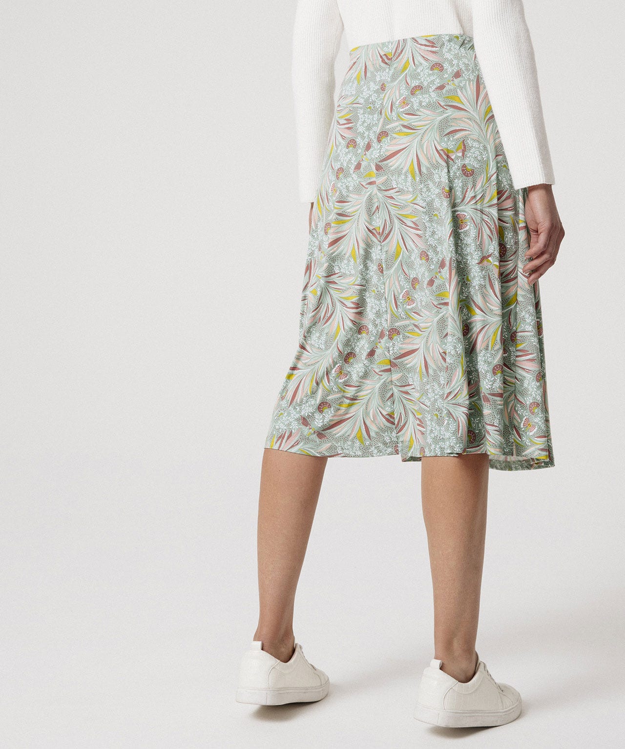 Jupe imprimée en maille