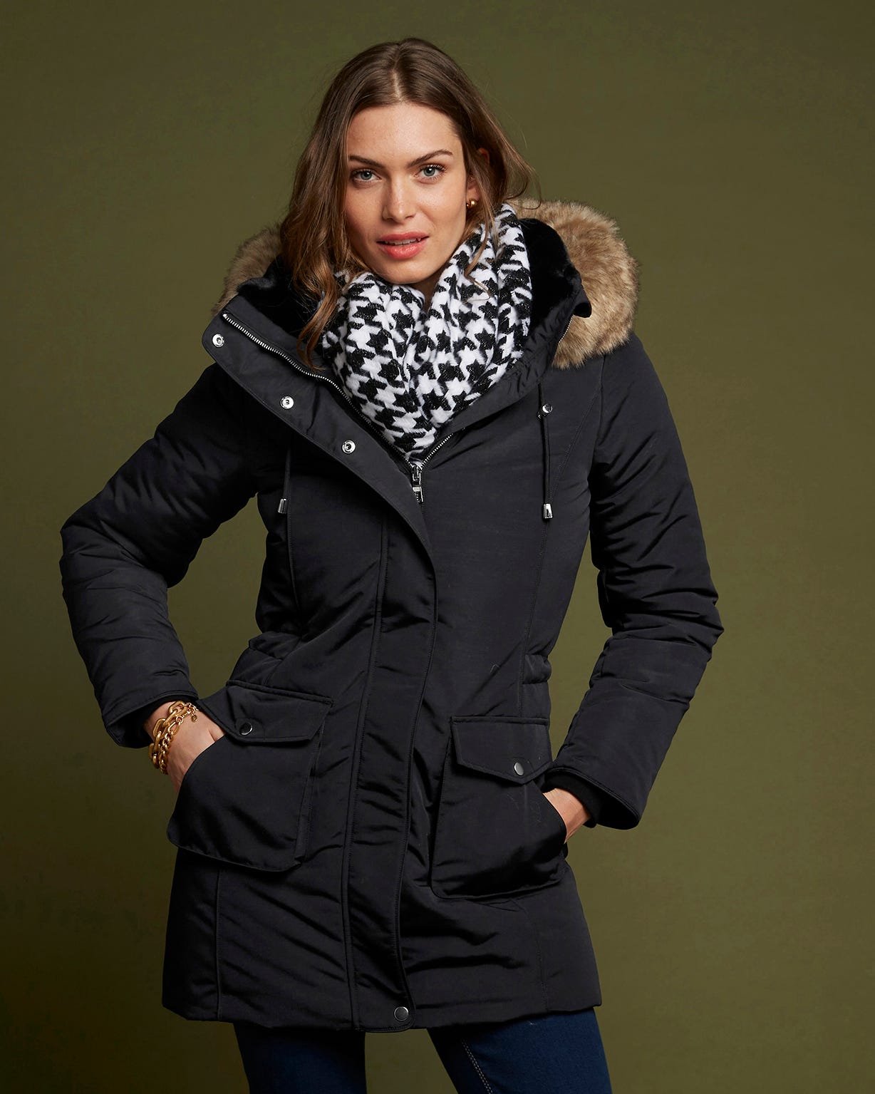 Parka matelassée à capuche