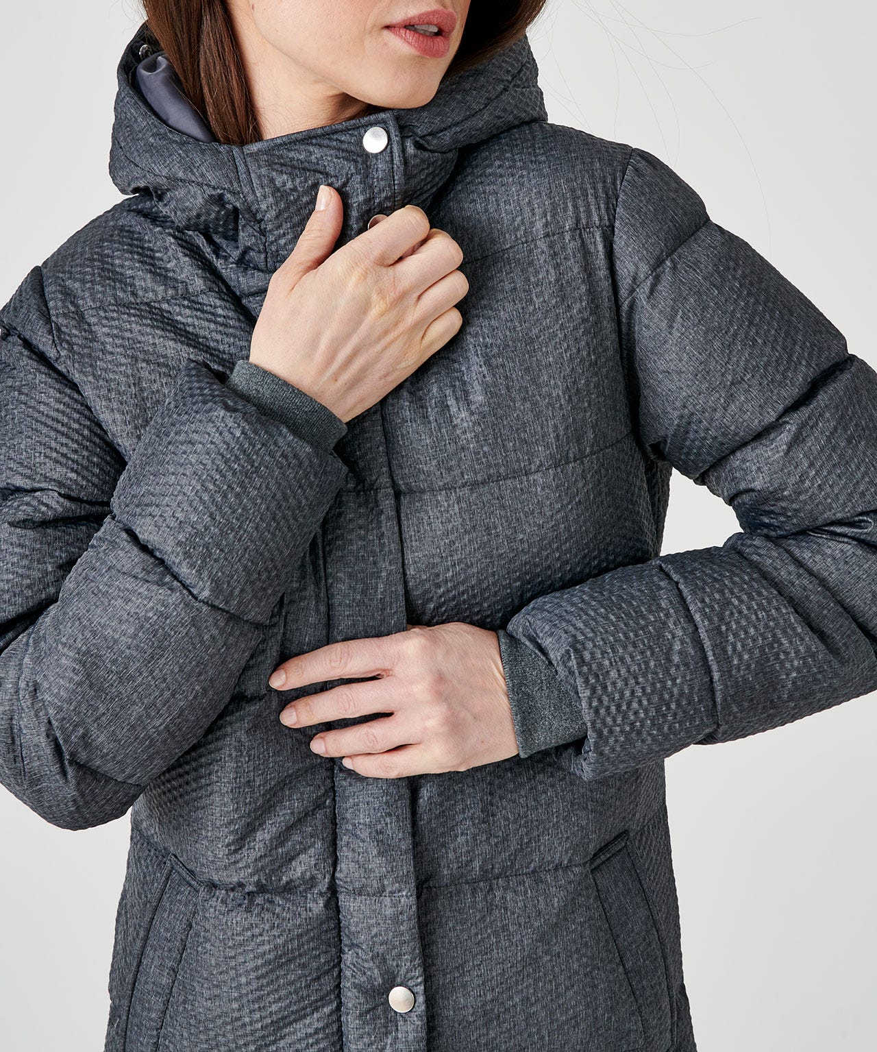 Parka matelassée texturée