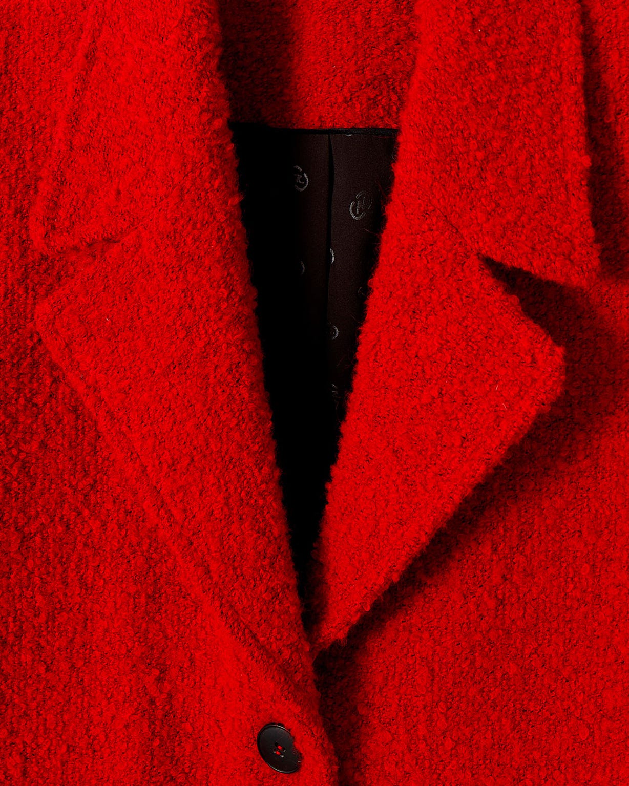 Manteau chaud effet laine bouillie