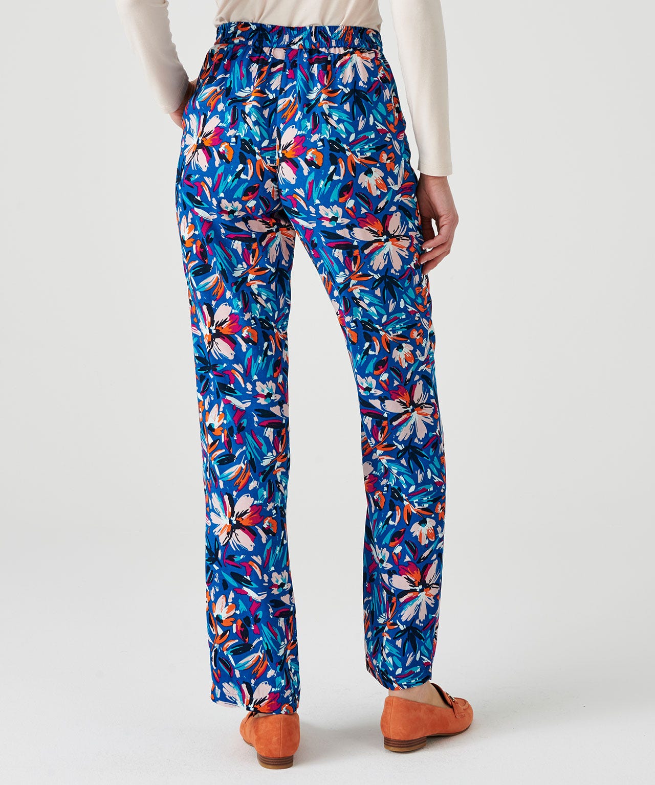 Pantalon imprimé fleurs