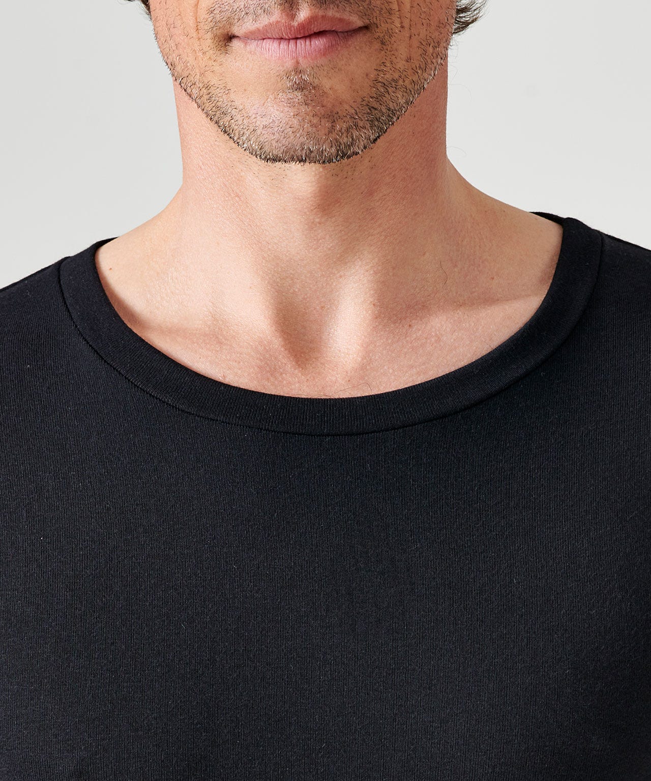 T-shirt col rond manches courtes fine côte Thermolactyl