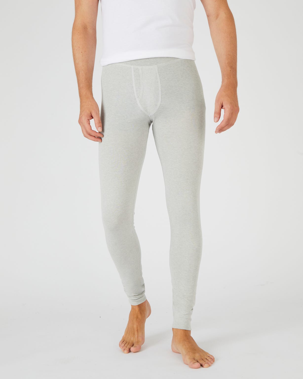 Caleçon ouvert devant 2 statures fine côte Thermolactyl Sensitive