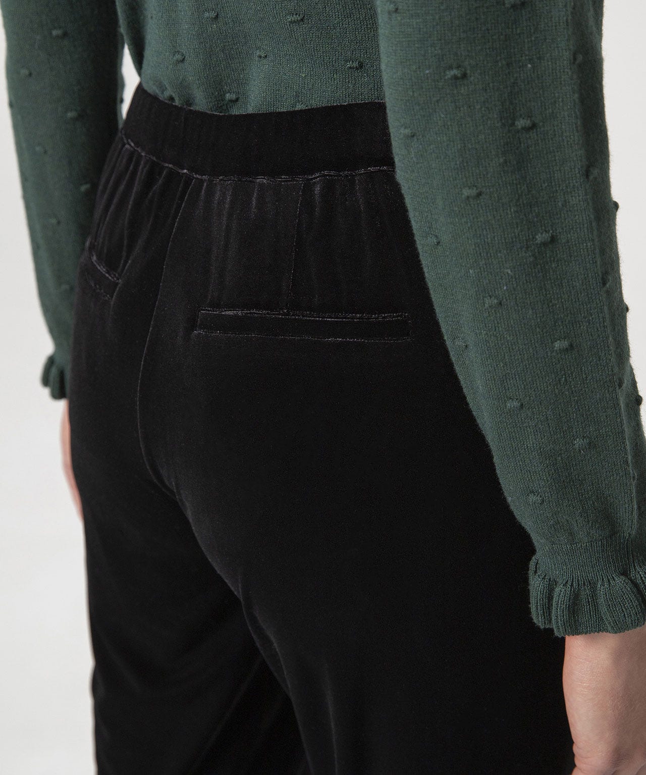 Pantalon confort velours