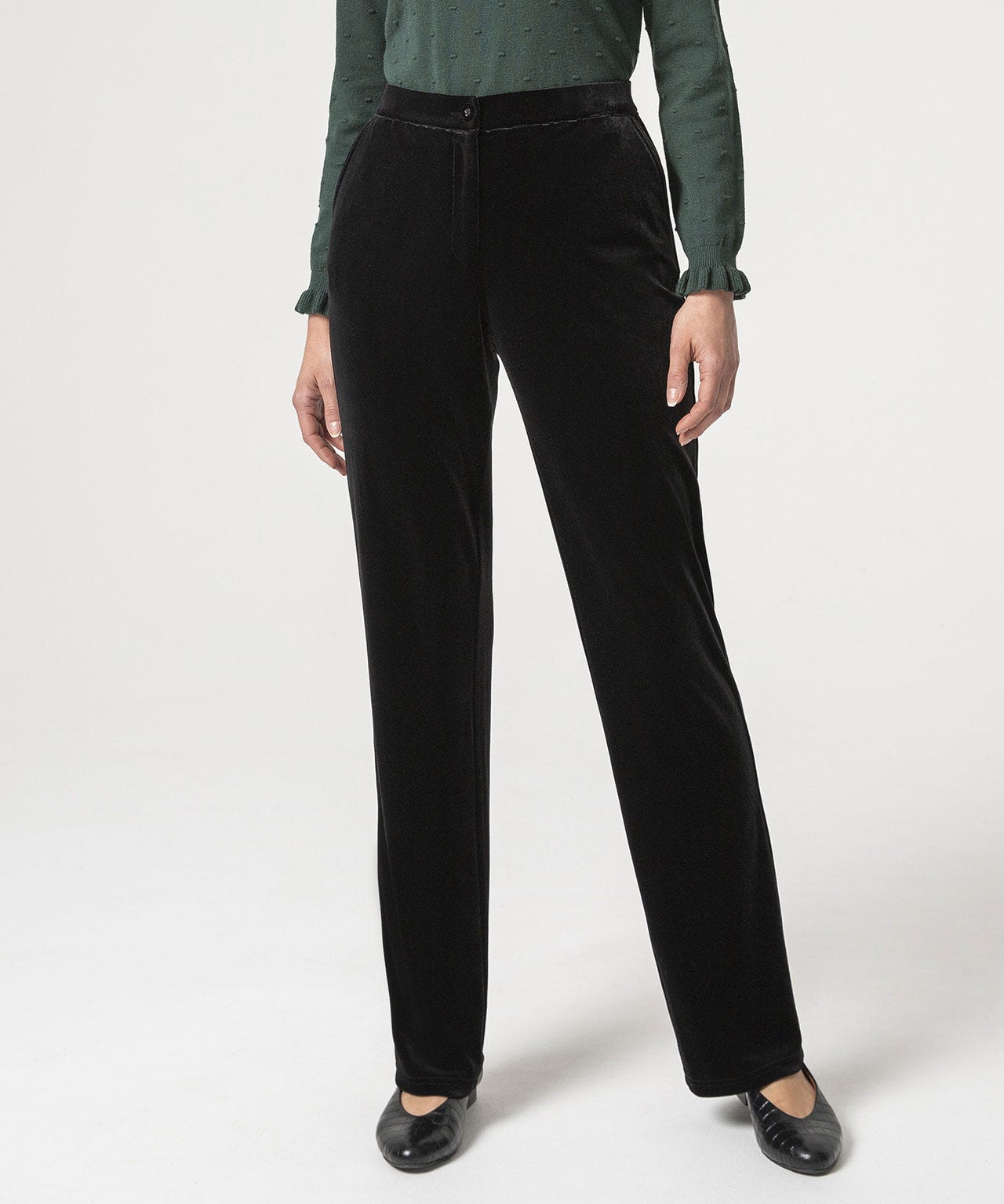 Pantalon confort velours