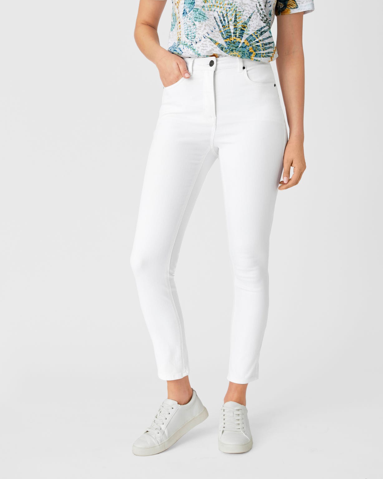 Jean slim 7/8ème 5 poches Perfect Fit by Damart