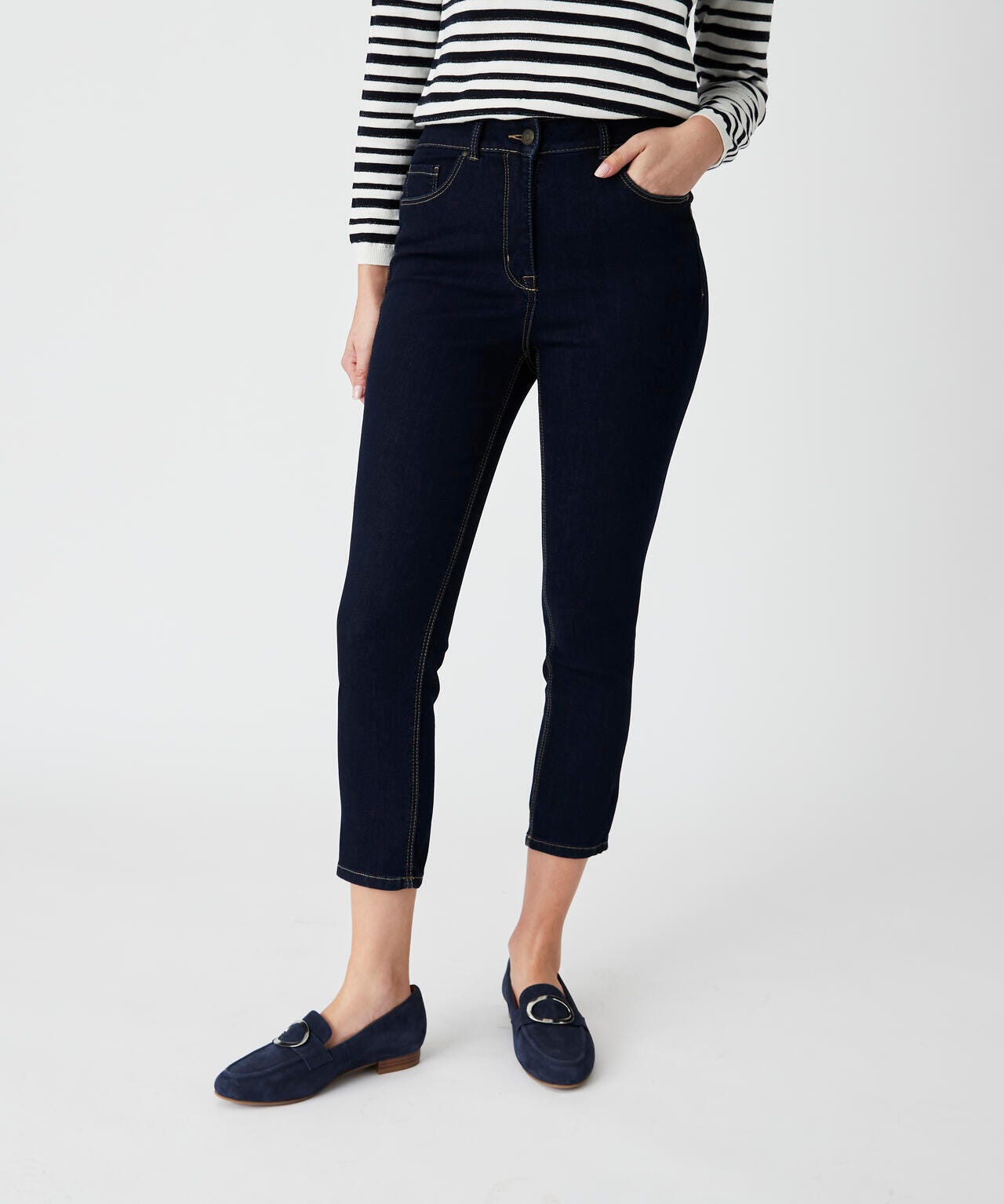 Jean slim 7/8ème 5 poches Perfect Fit by Damart