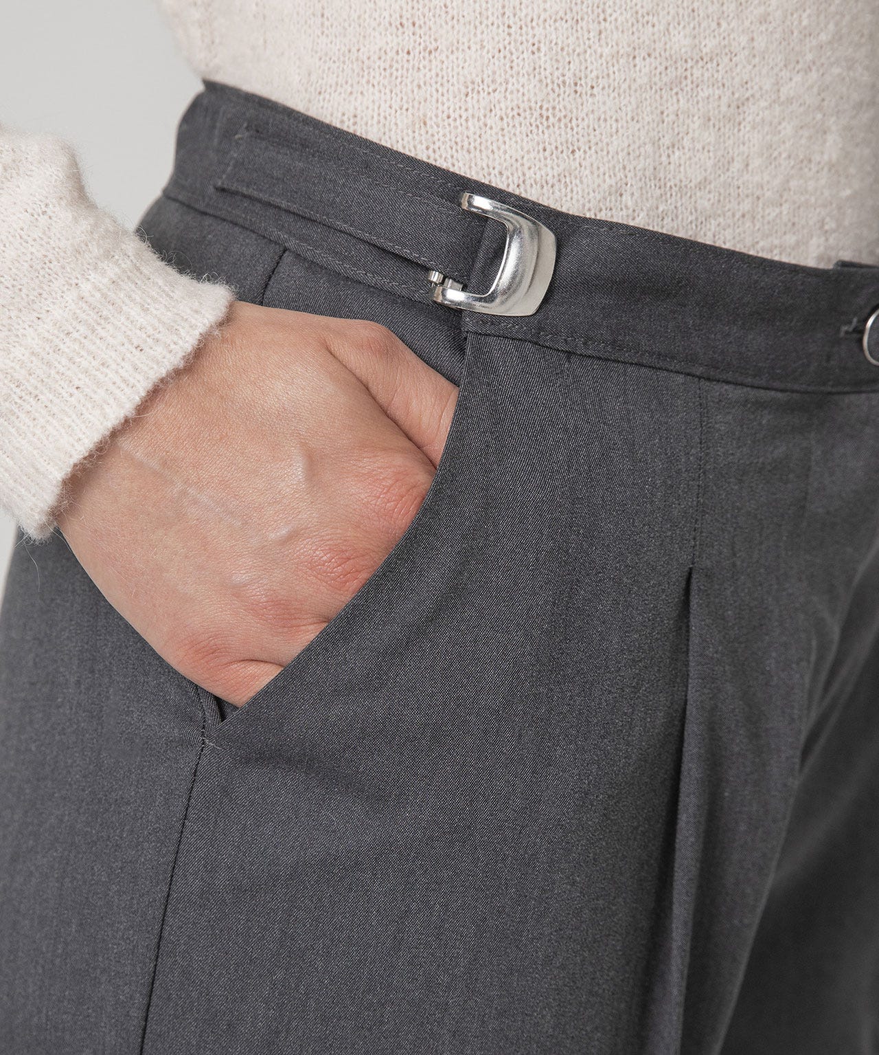 Pantalon ceinture réglable, 2 statures