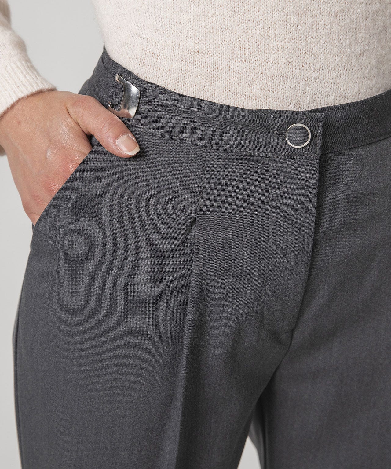 Pantalon ceinture réglable, 2 statures