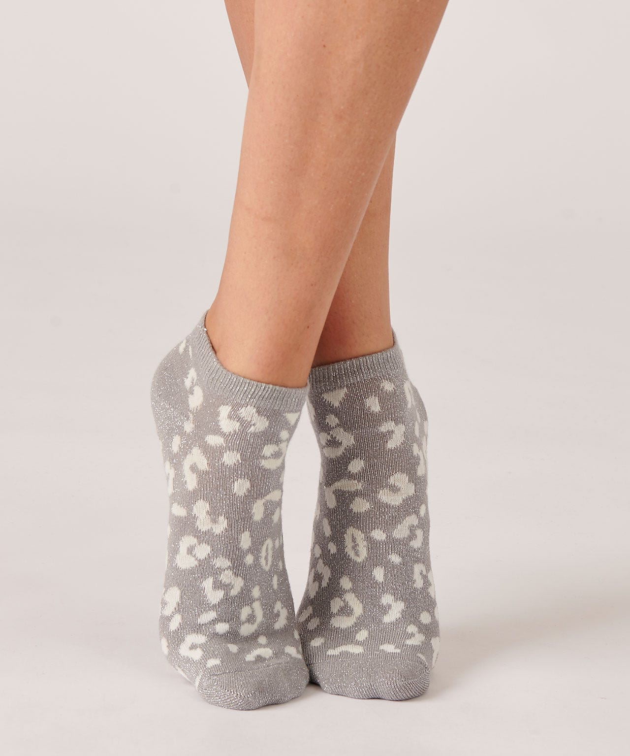 Lot de 3 paires de socquettes motifs fantaisie brillants