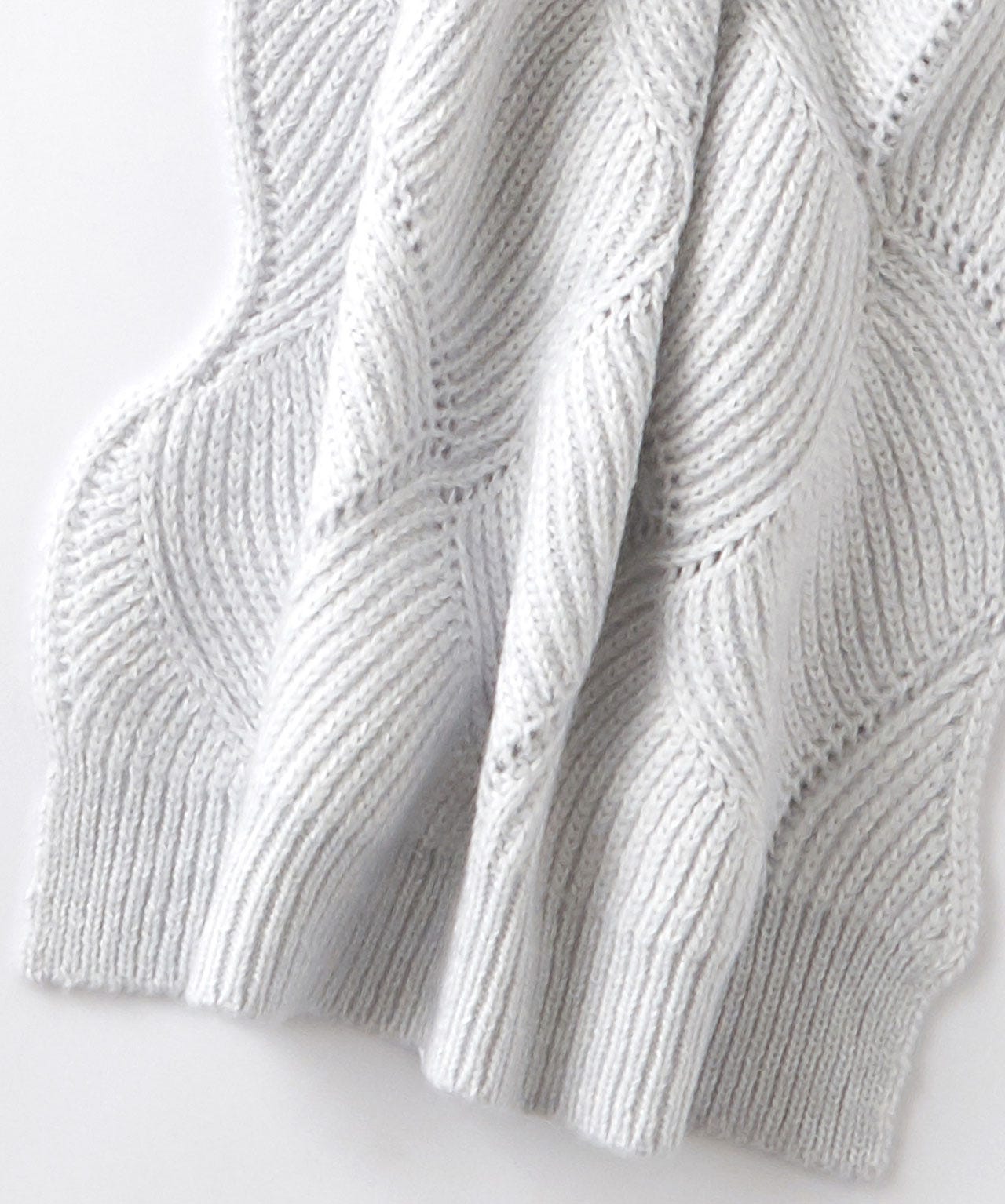 Écharpe à torsades issu d'une démarche éco-responsable