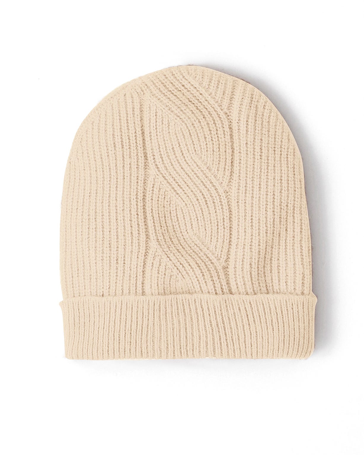 Bonnet maille côtelée