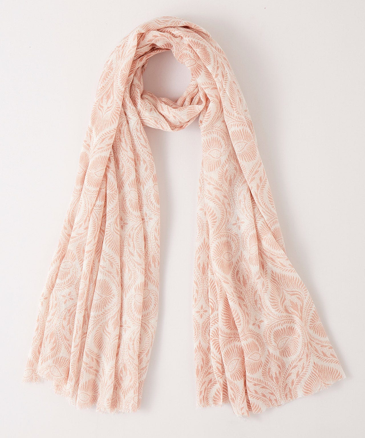 Écharpe légère imprimé ethnique