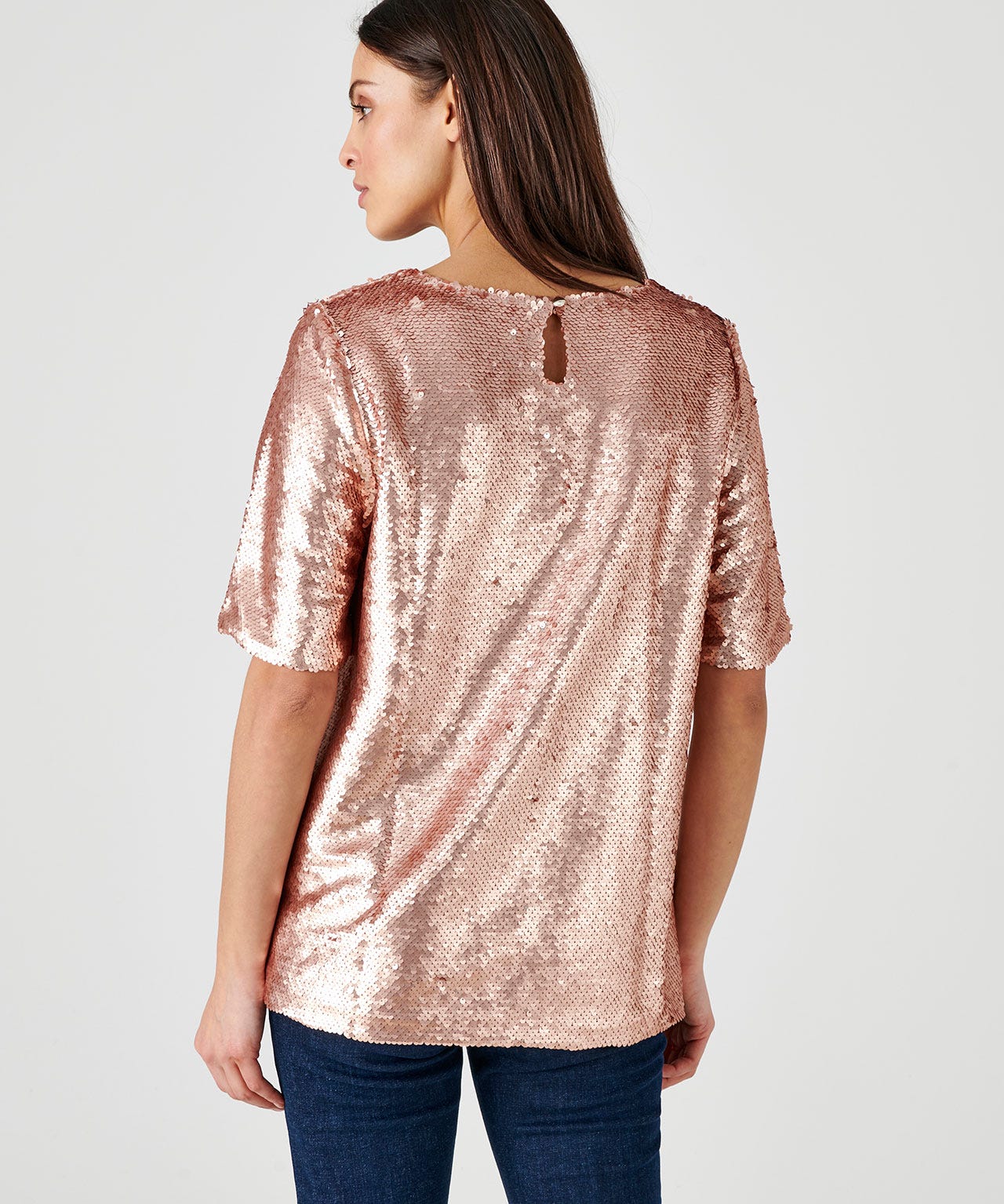 Blouse en sequins