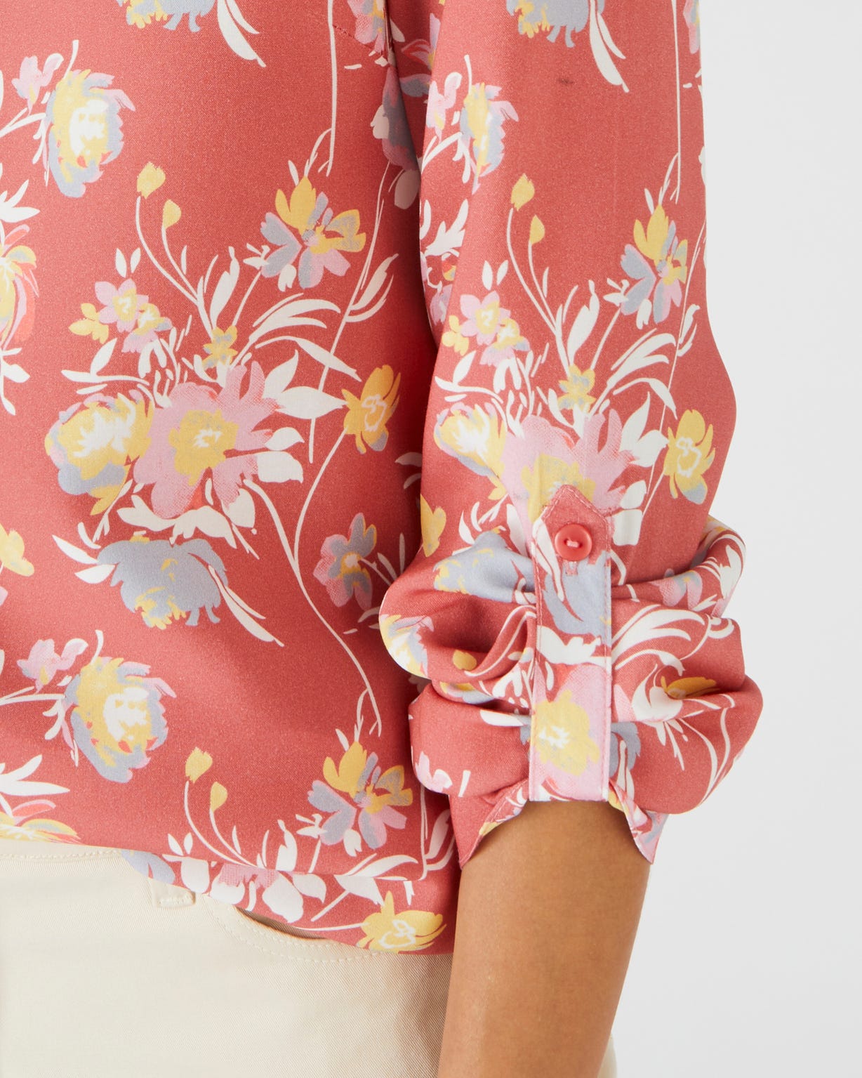 Chemisier doux imprimé fleurs