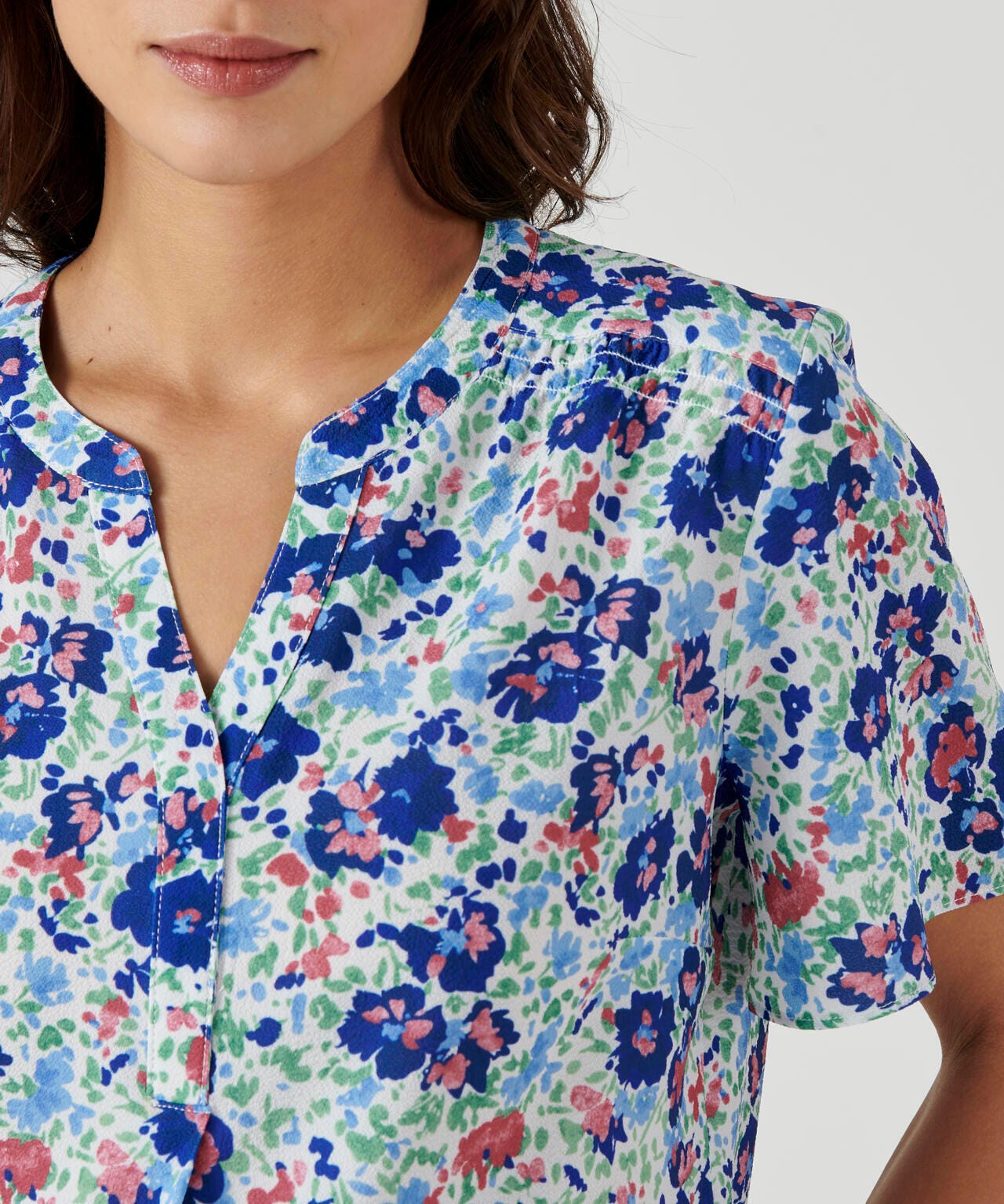 Blouse crêpe imprimée