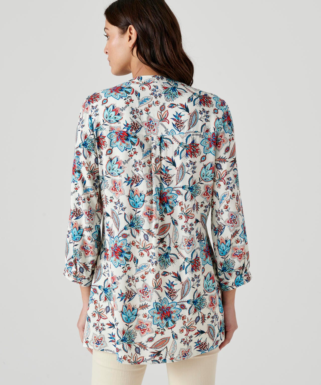 Tunique fantaisie plis piqués