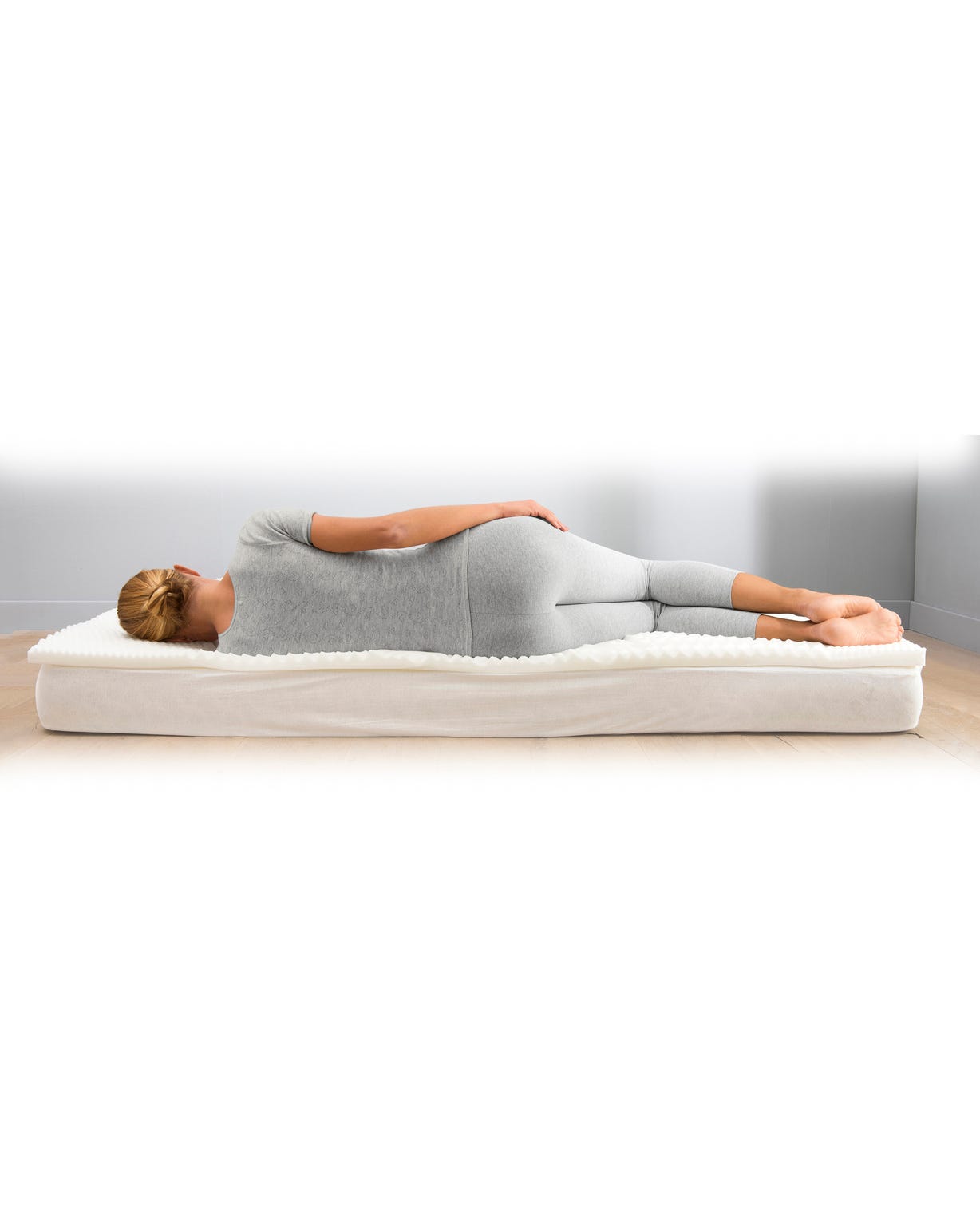 Surmatelas multizones en mousse visco élastique à mémoire de forme
