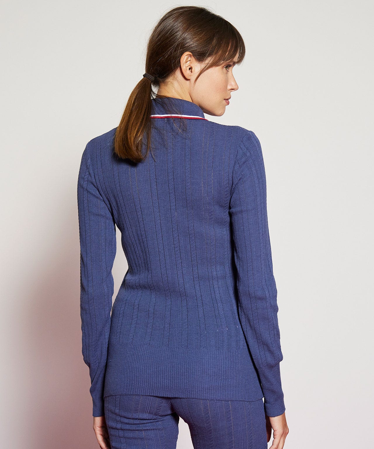 Pull col chemise Thermolactyl Vintage
