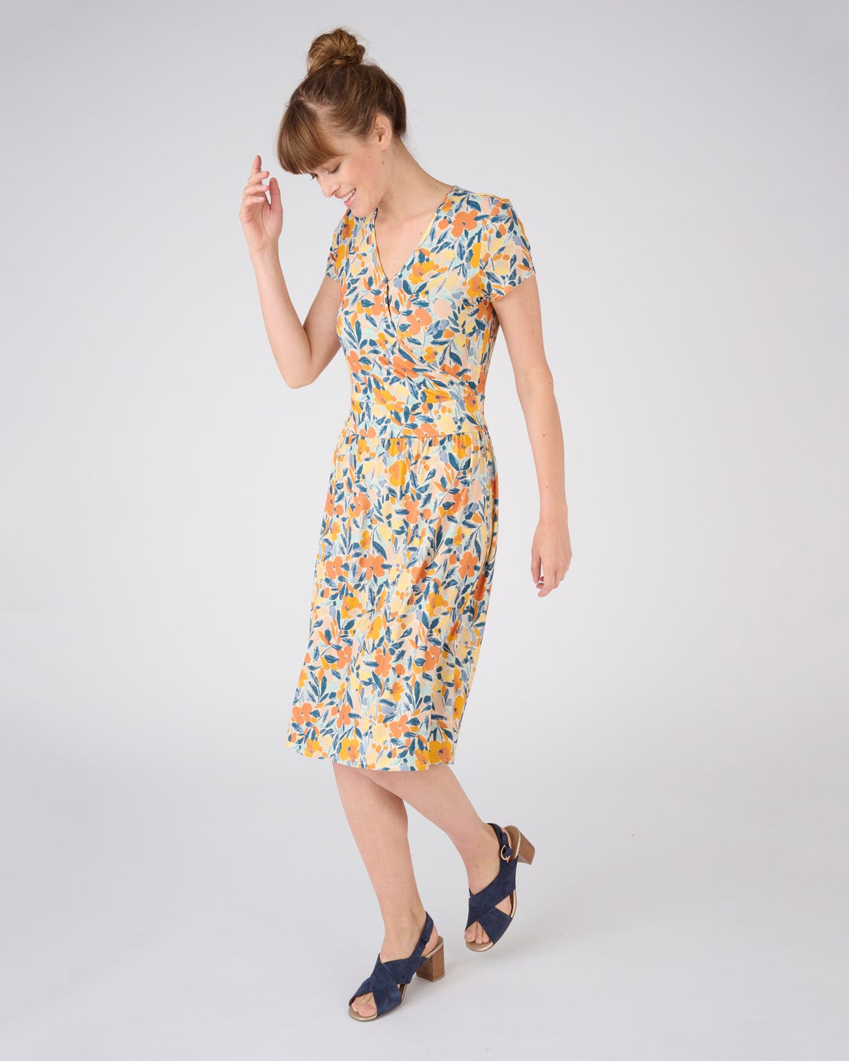 Robe effet cache-coeur