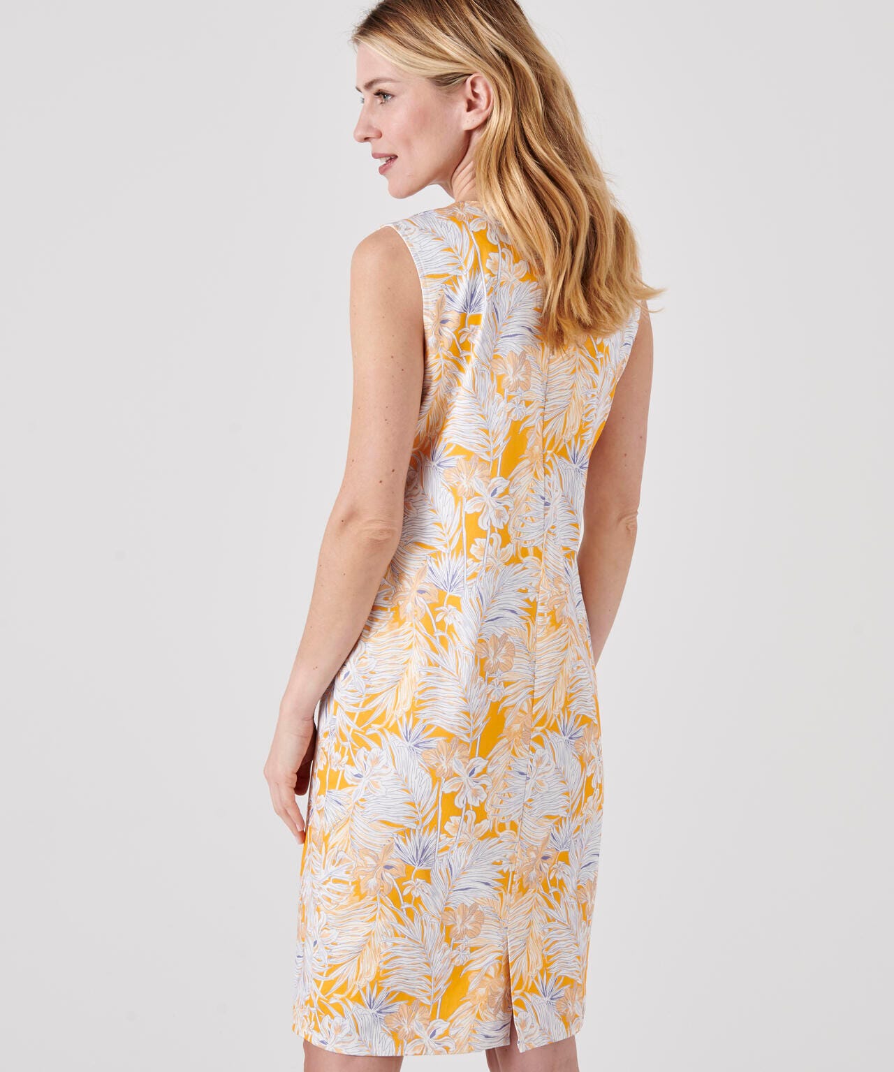 Robe sans manches imprimée