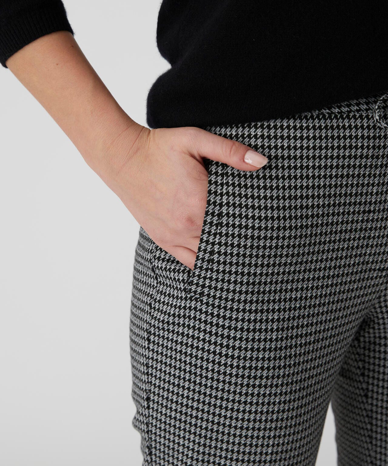 Pantalon 7/8ème maille jacquard