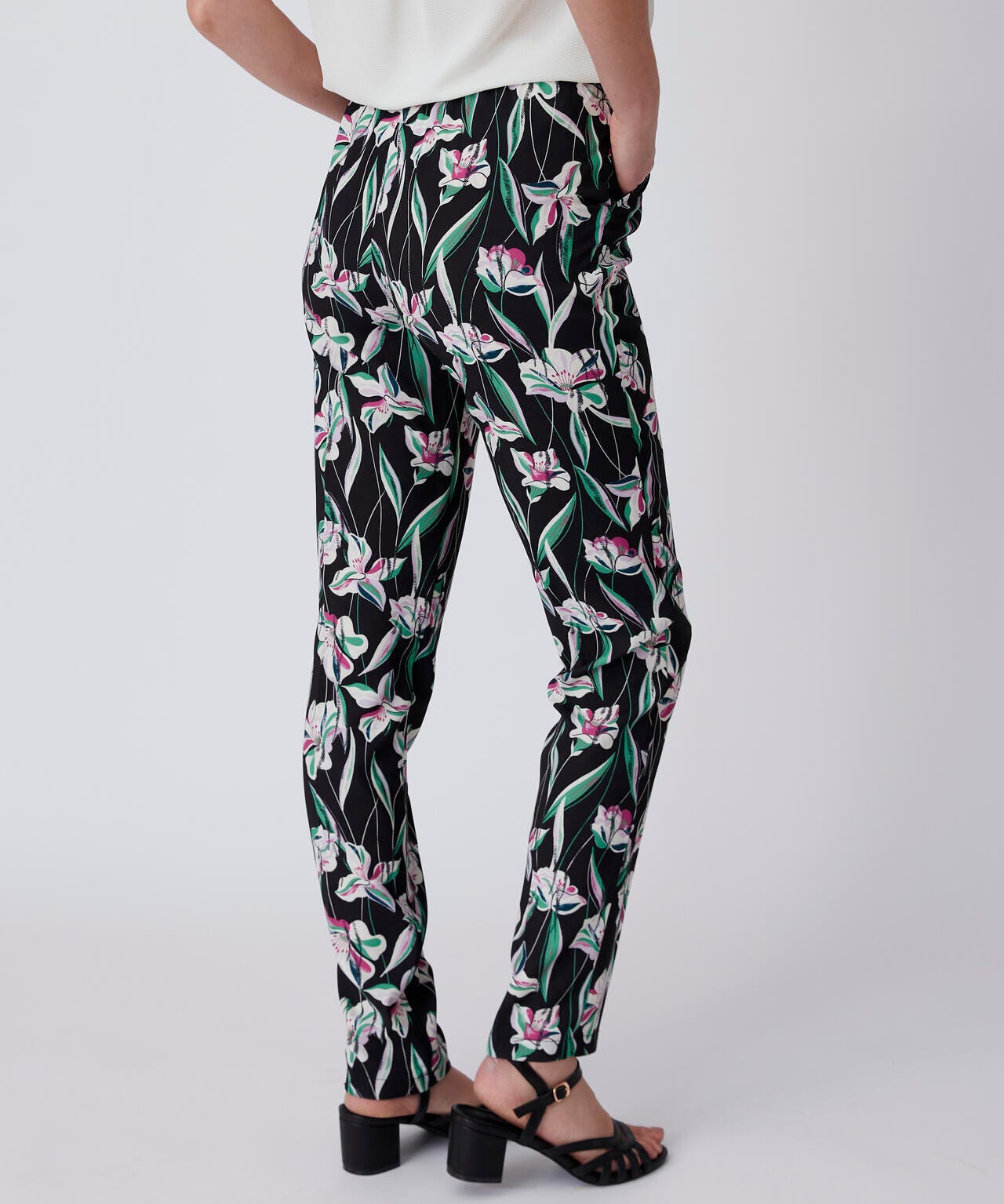 Pantalon fleuri