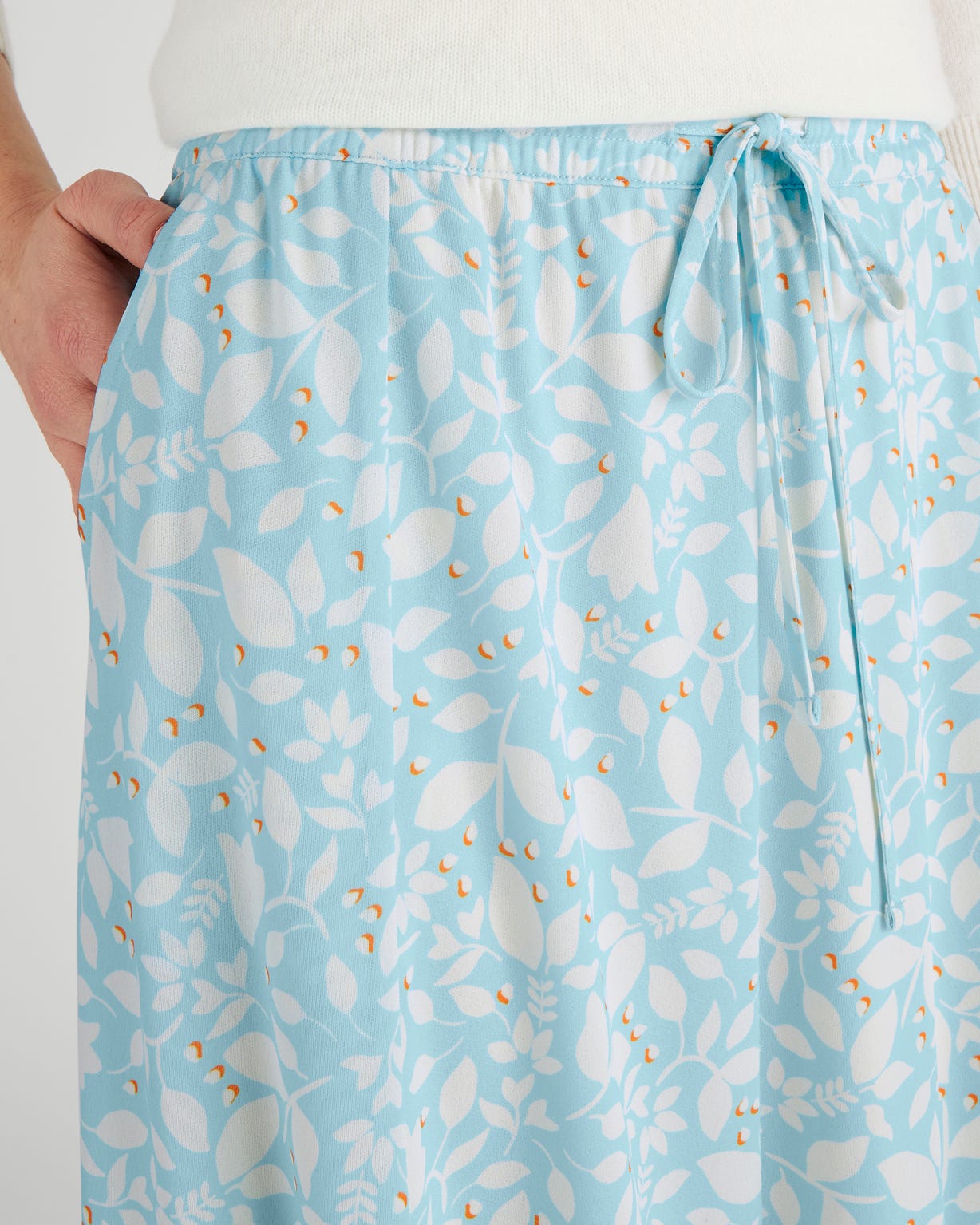 Jupe maille crêpe stretch