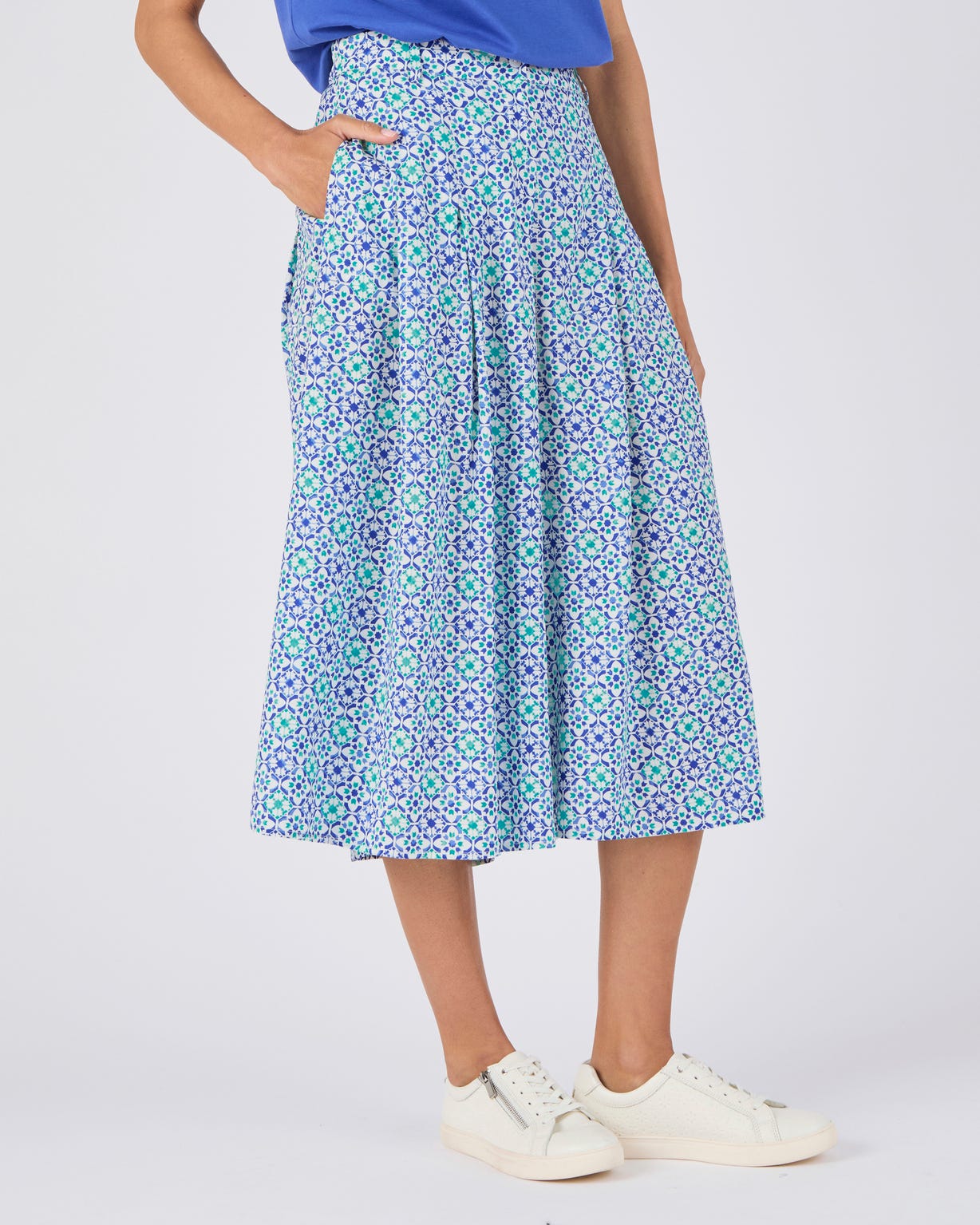 Jupe-culotte pure viscose Lenzing(TM) EcoVero(TM) Climatyl