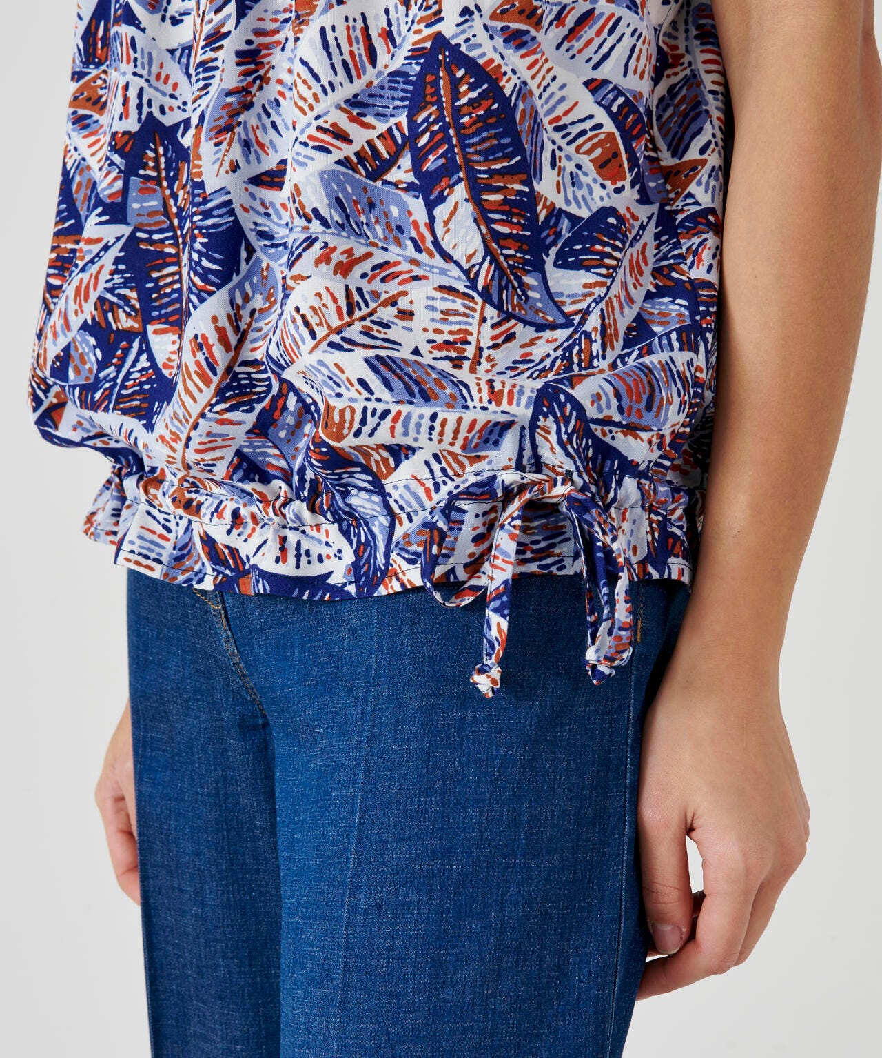 Blouse imprimée blousante
