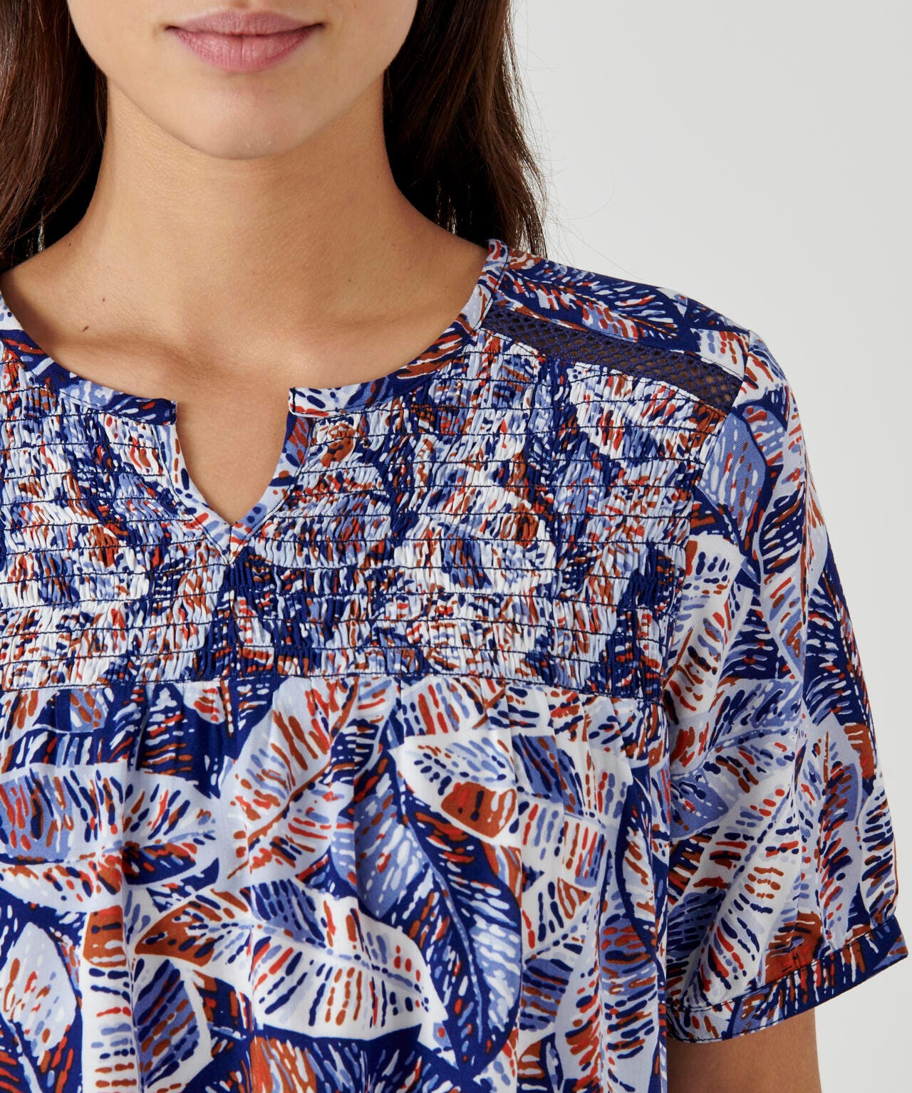 Blouse imprimée blousante