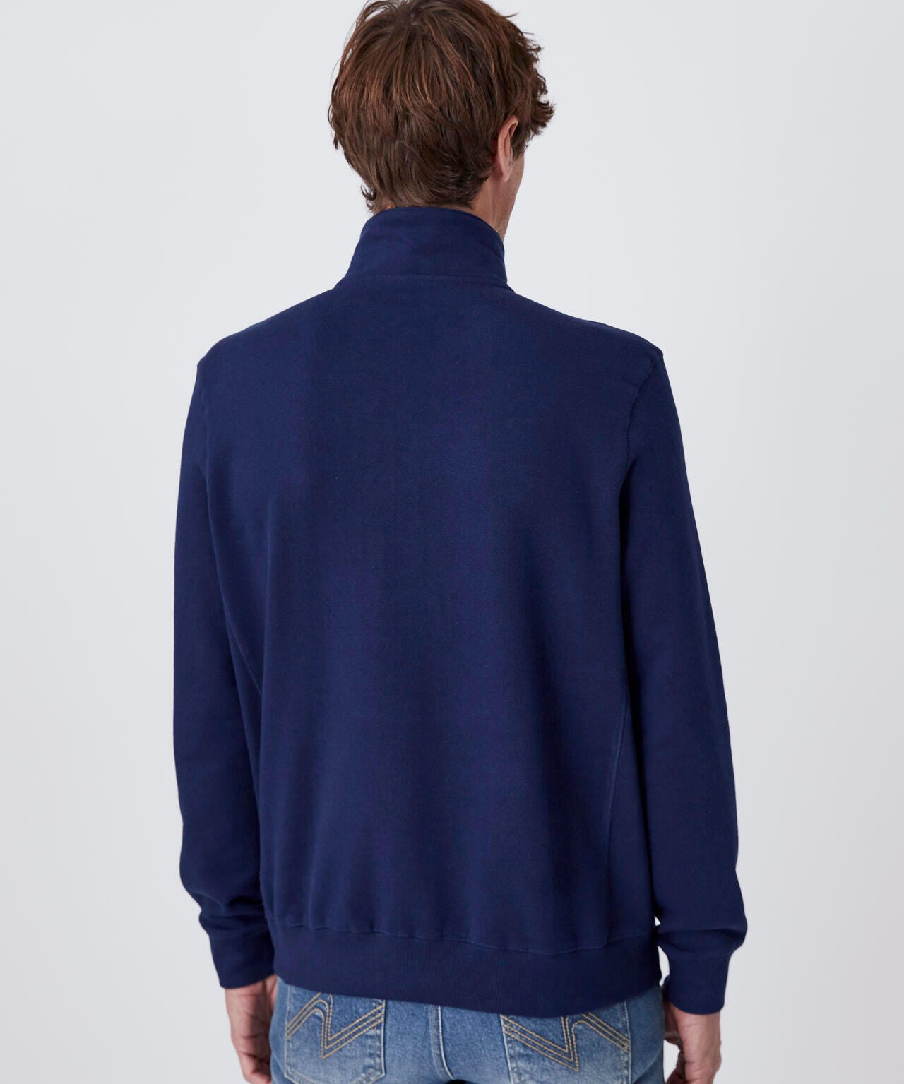 Sweat col montant molleton