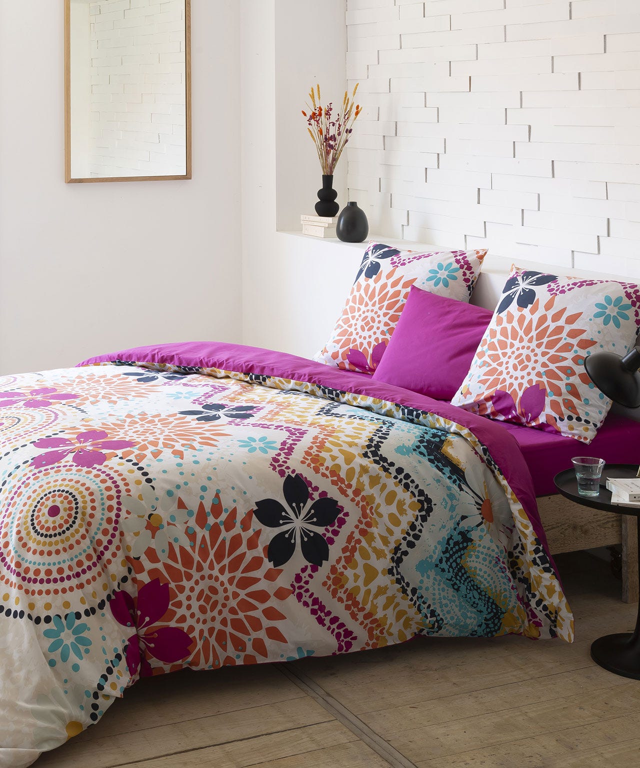 Parure 2 personnes Maoria, pur coton