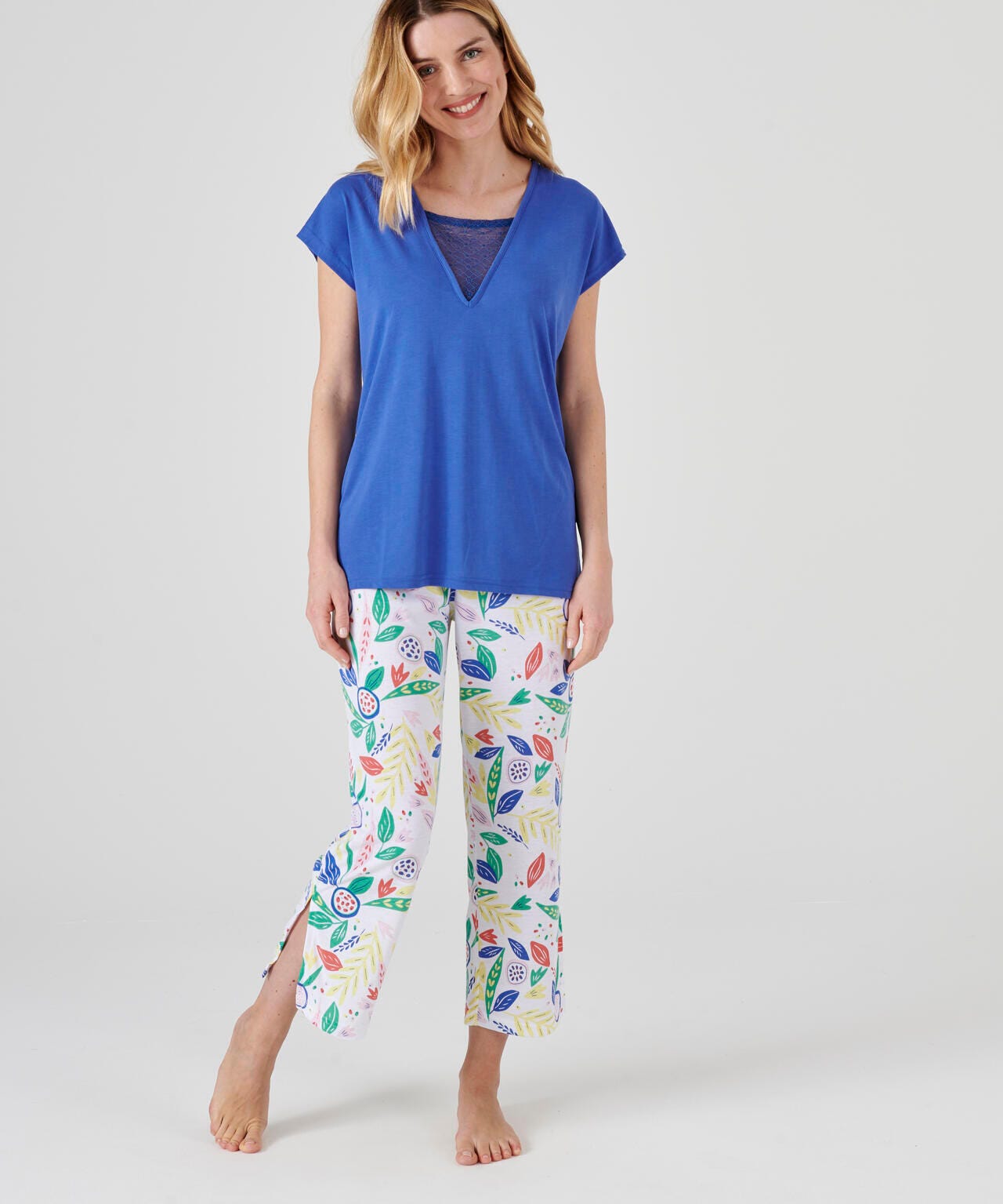 Pyjacourt 7/8 maille jersey Climatyl