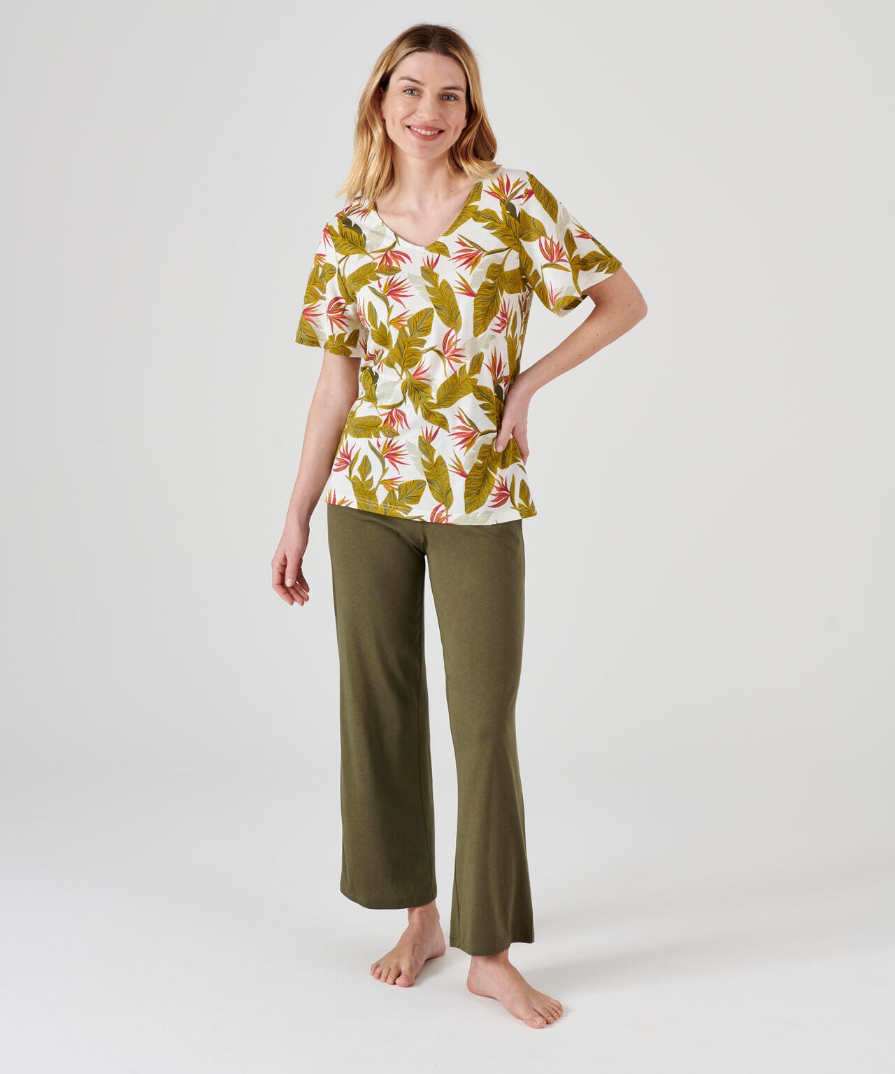 Pyjama maille jersey coton/modal