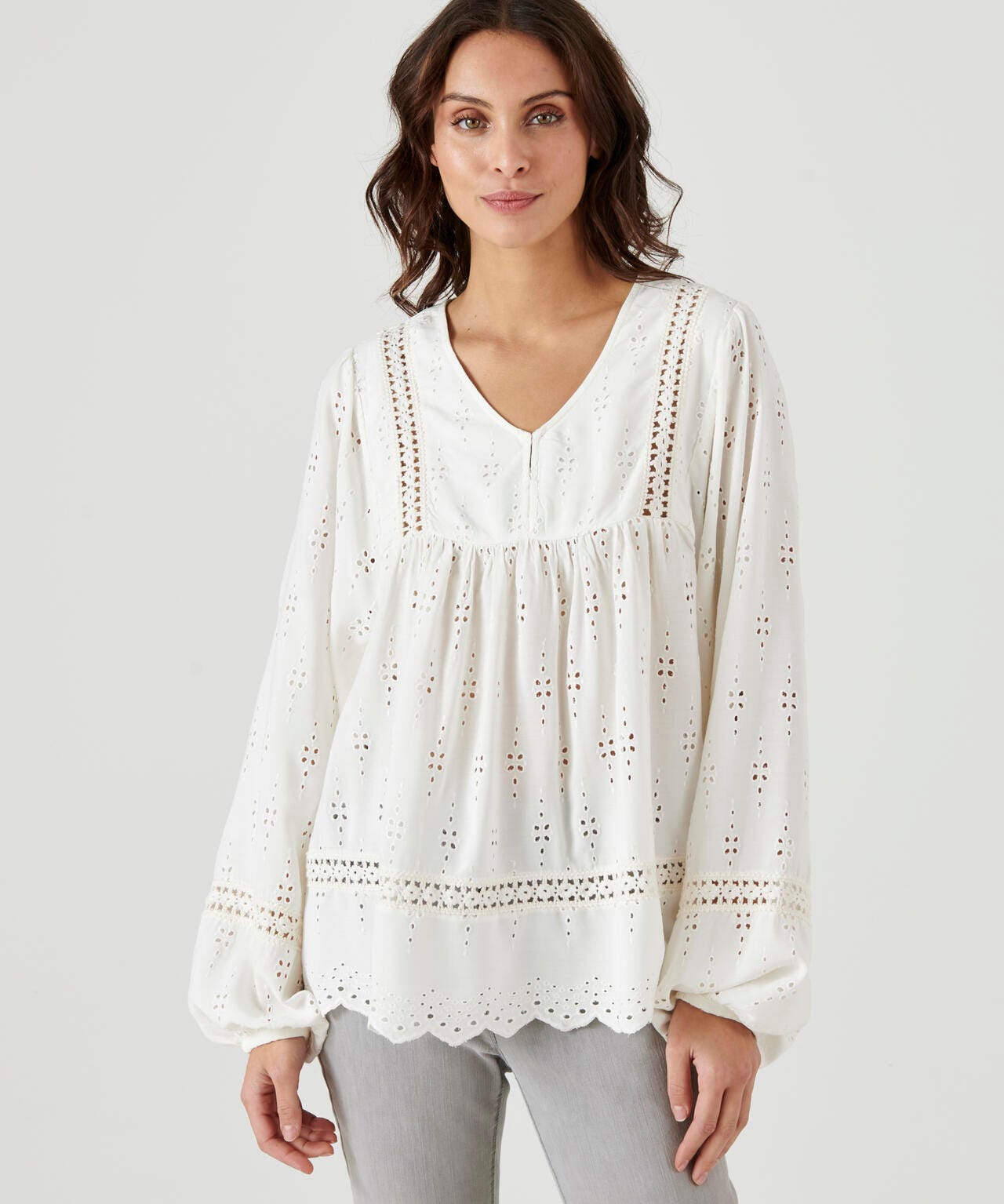 Blouse broderie anglaise