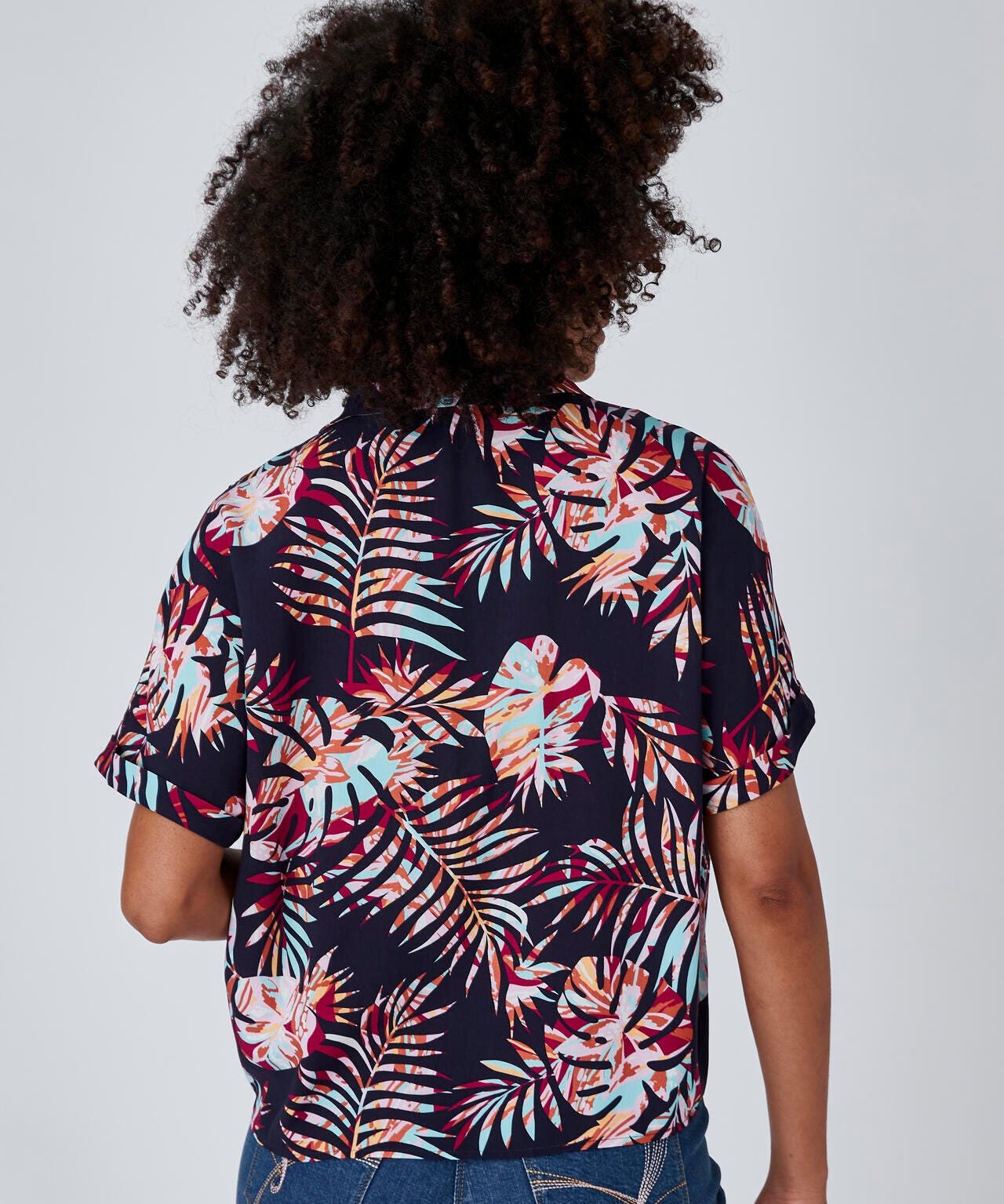 Chemisier à nouer toucher frais