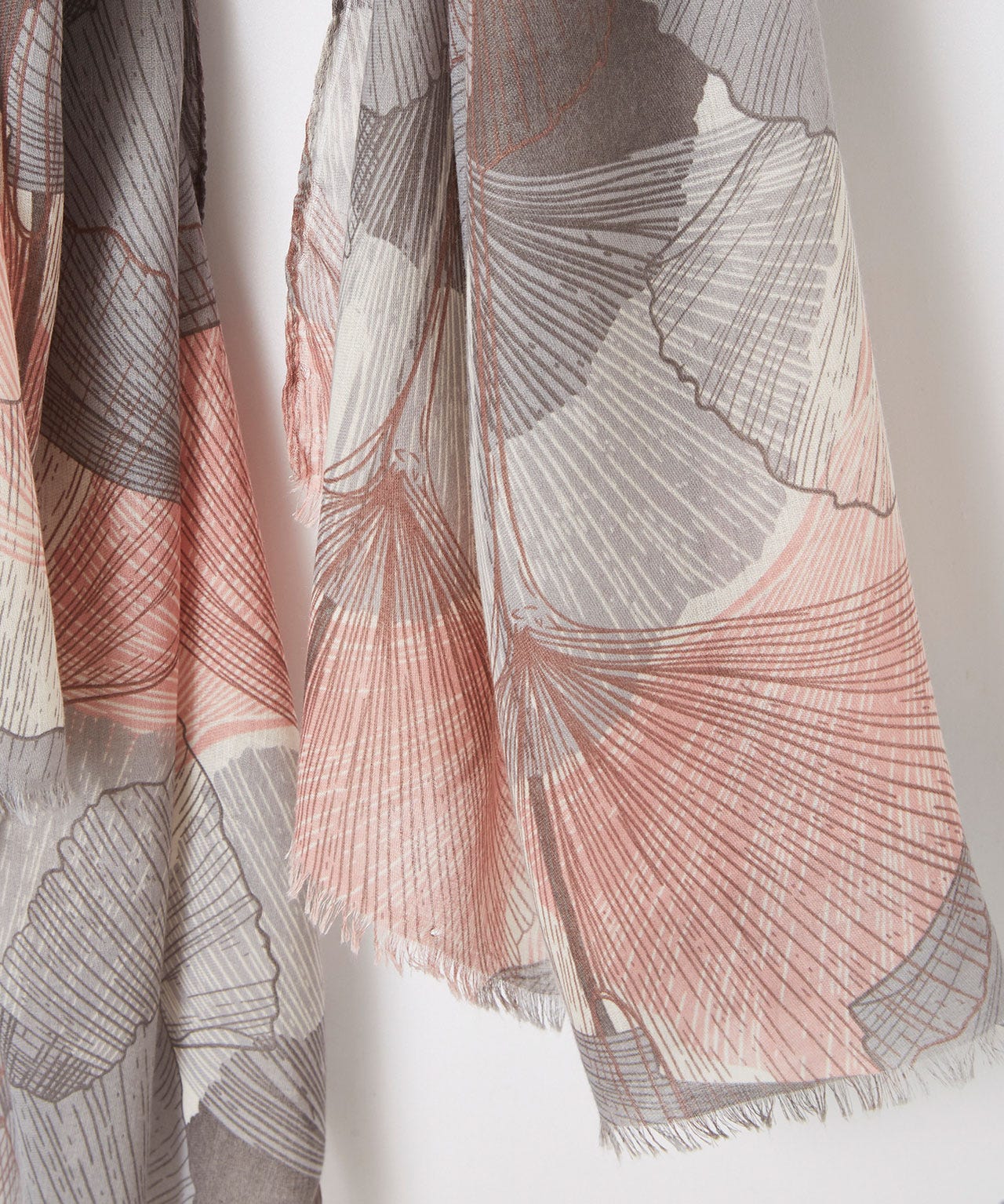 Foulard léger et doux imprimé fleurs