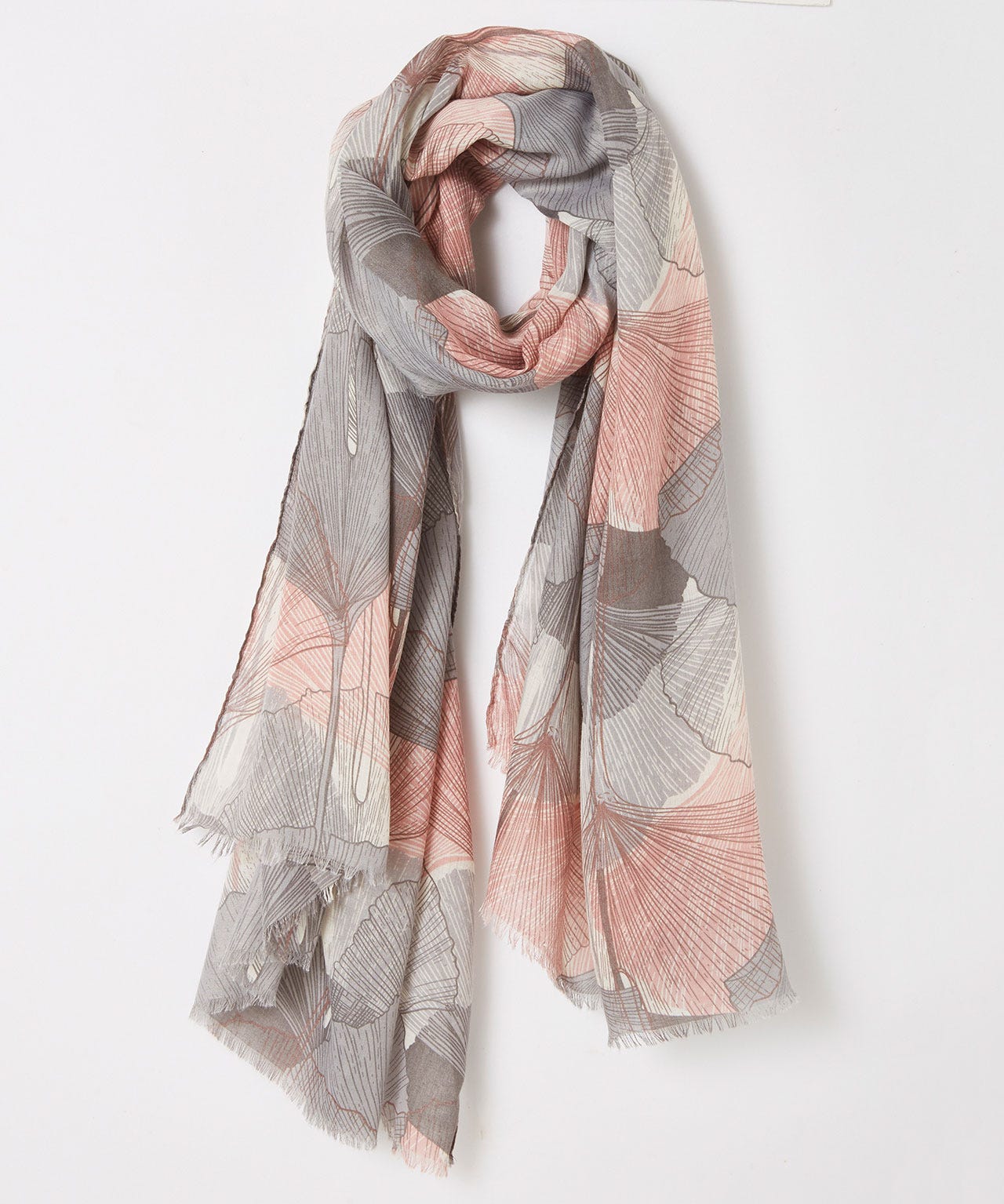 Foulard léger et doux imprimé fleurs