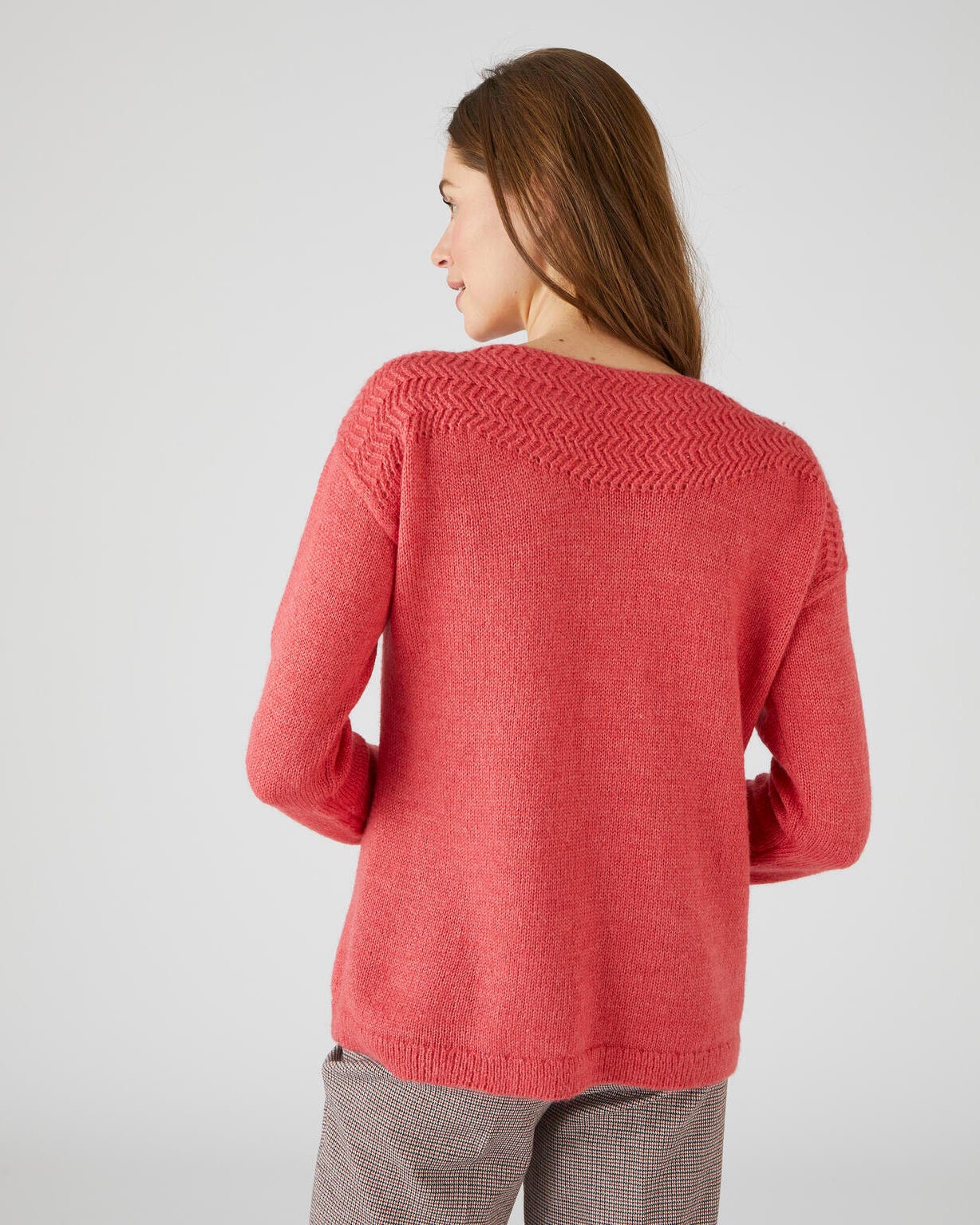 Pull chaud motif chevrons Thermolactyl