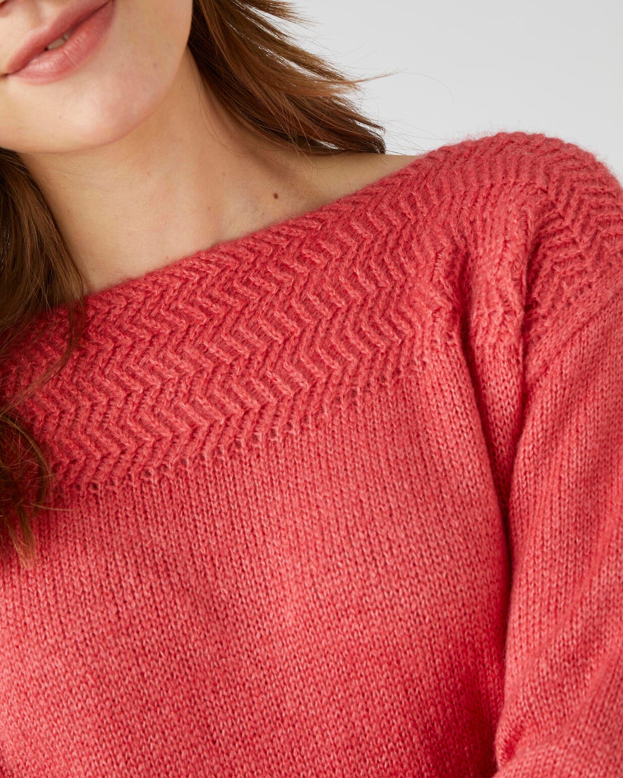 Pull chaud motif chevrons Thermolactyl