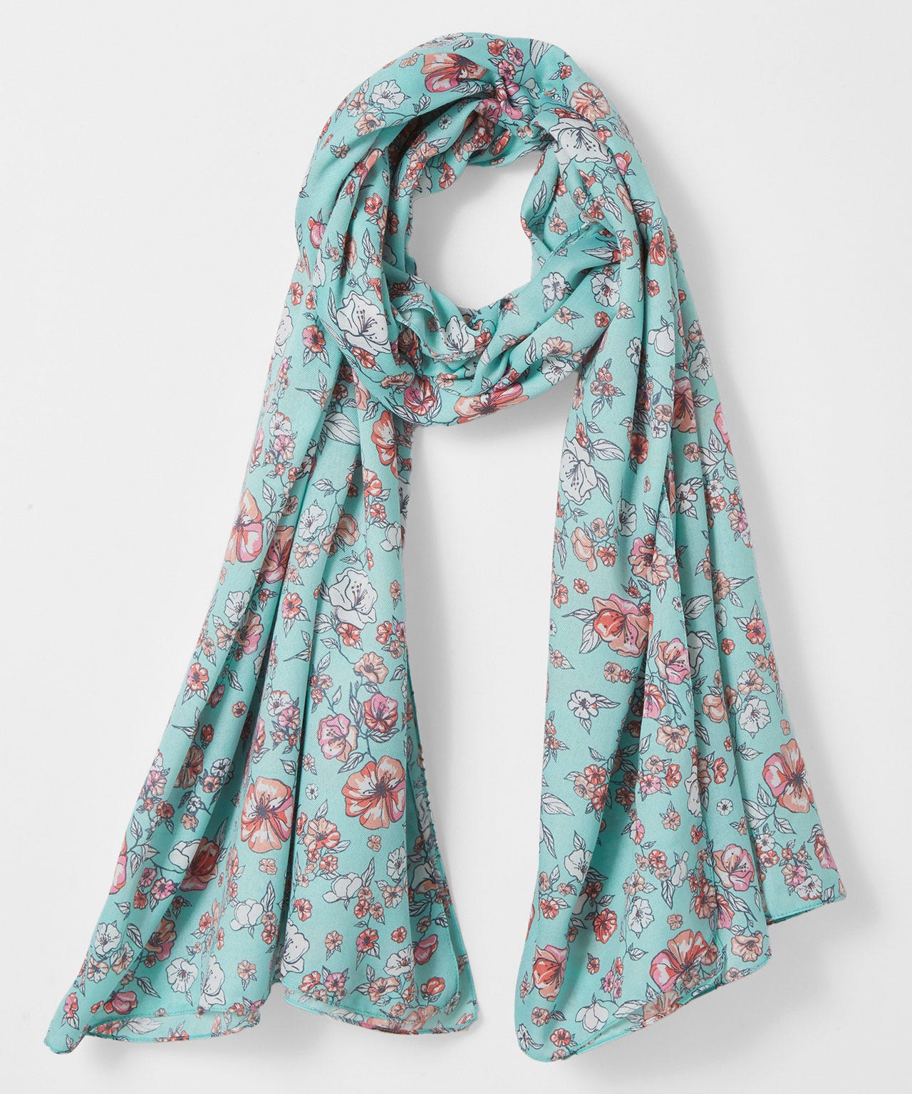 Foulard à fleurs