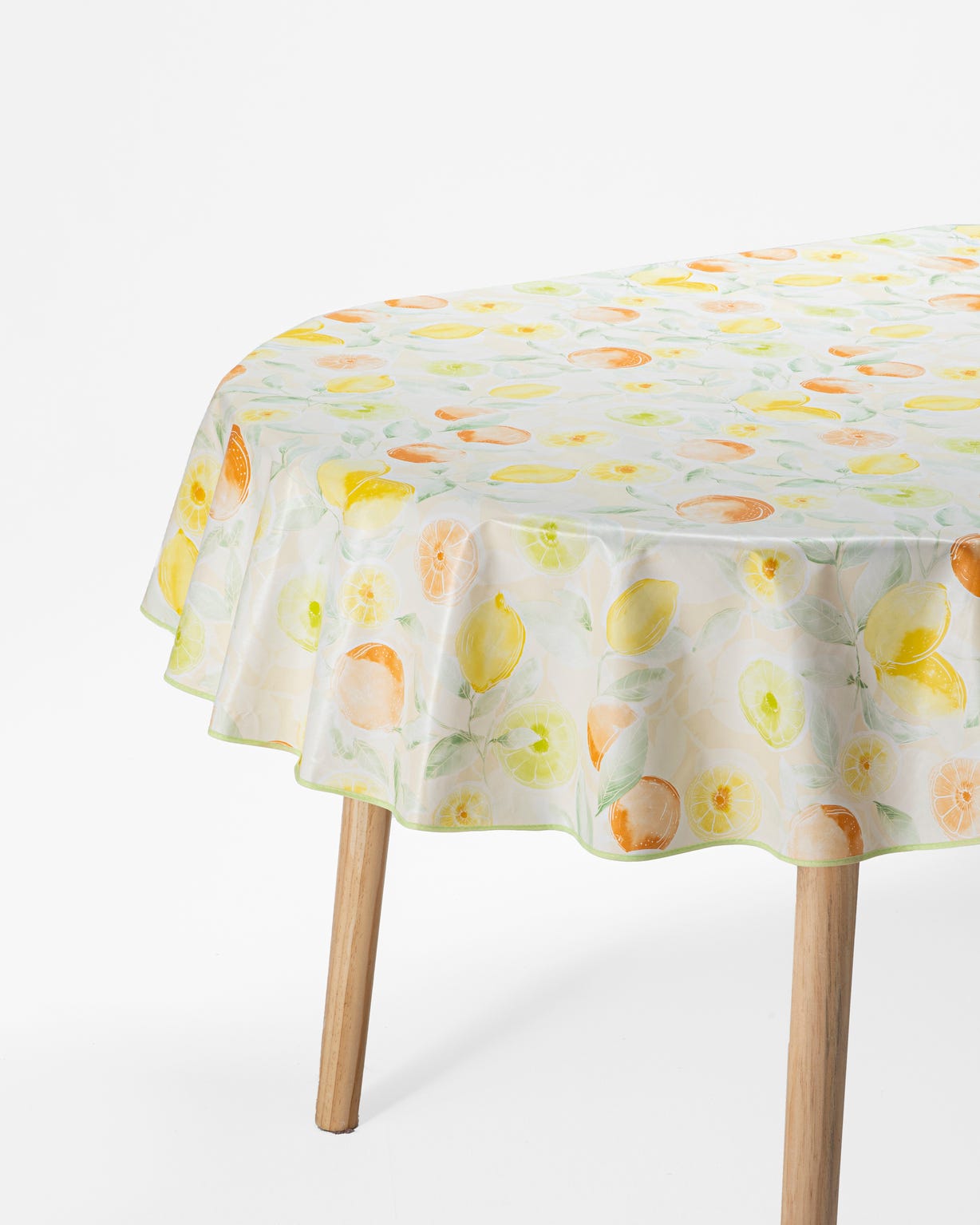 Nappe en toile cirée imprimé agrumes, 4 dimensions