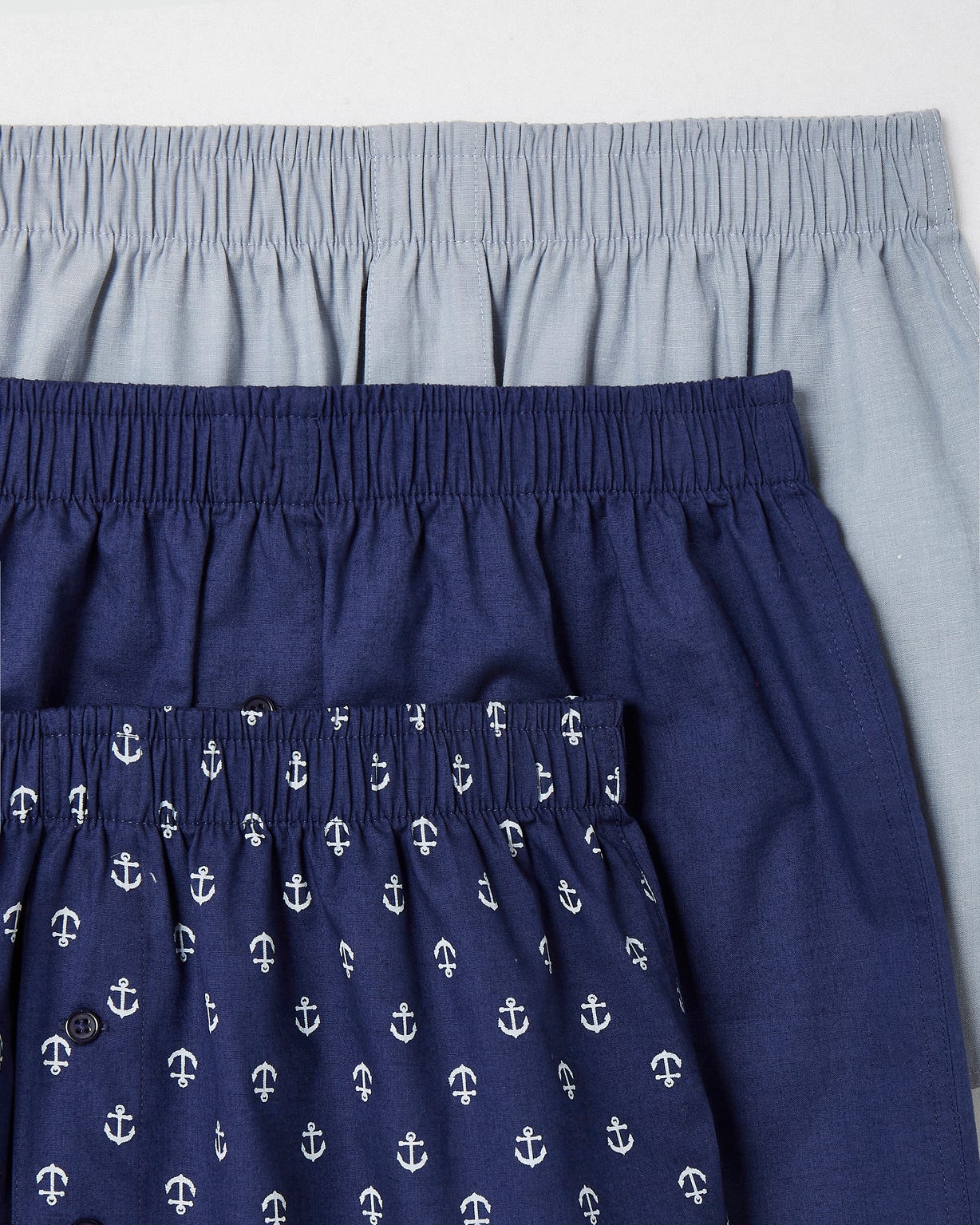 Lot de 3 caleçons ouverts pur coton