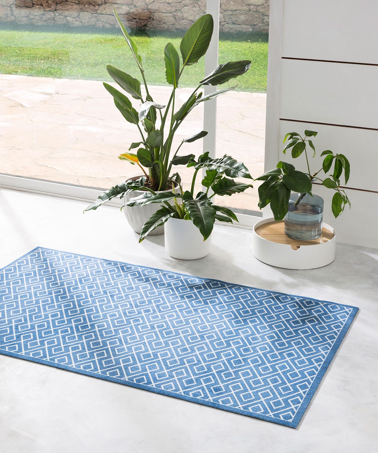 Tapis déco graphique